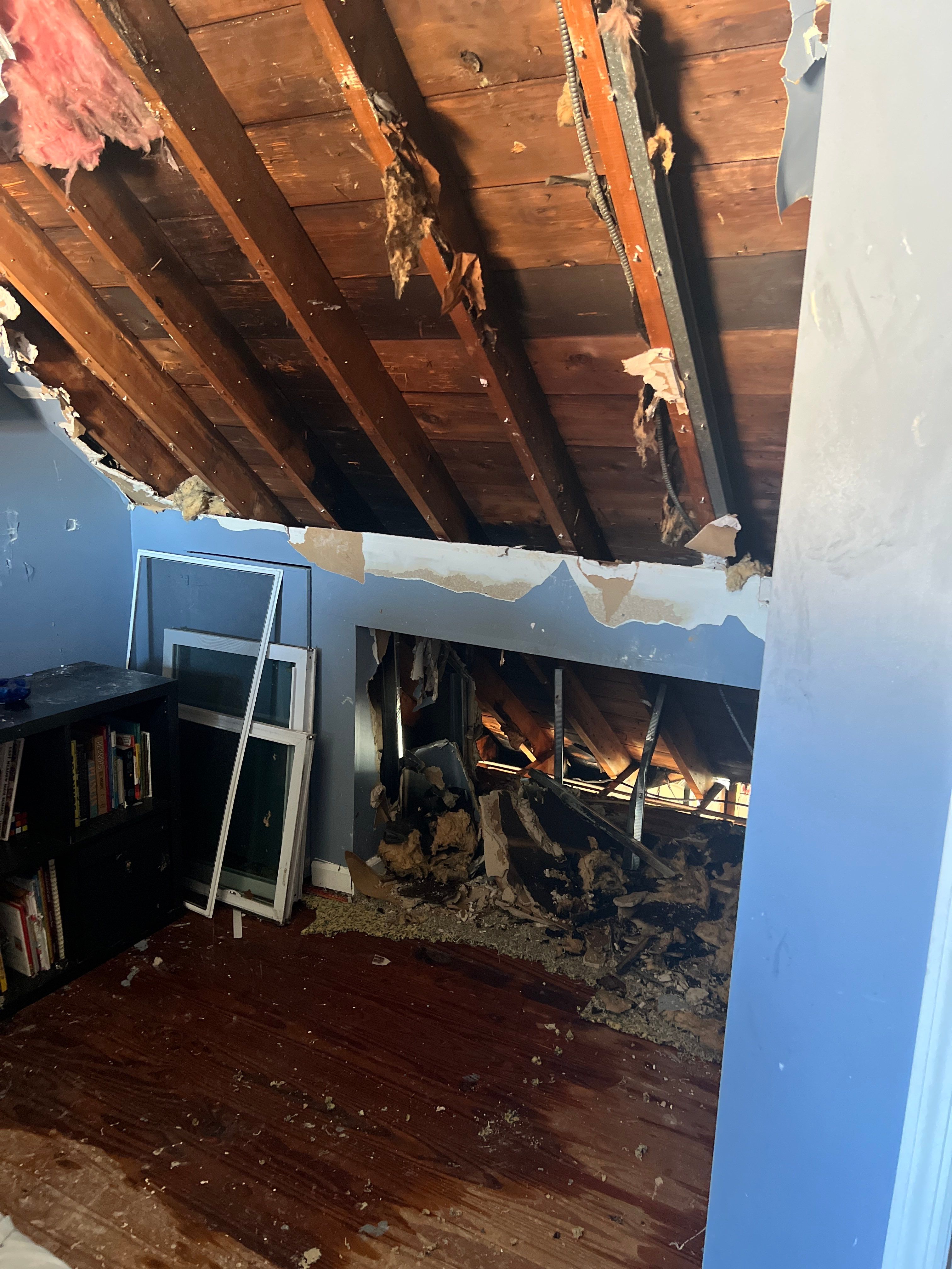 Residential Fire Damage Restoration and Full Reconstruction in Wantagh by EMS Restoration Corp