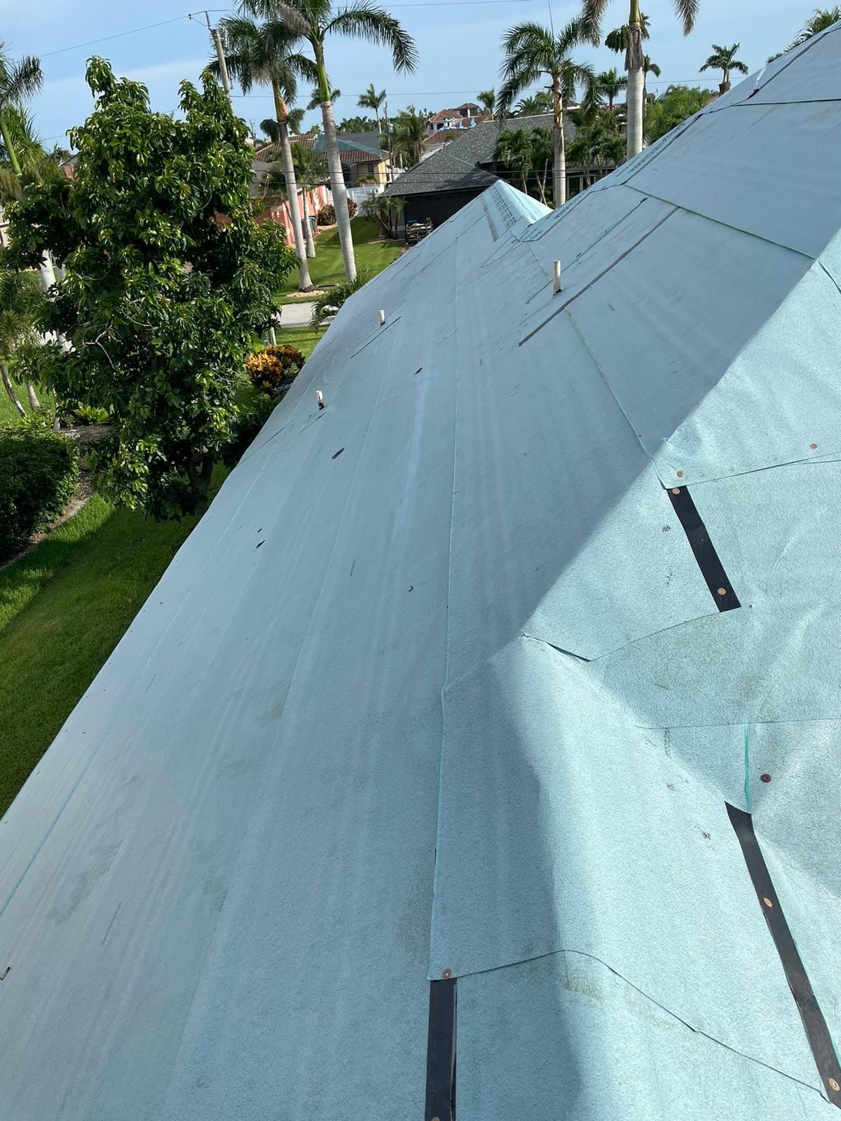 SW Cape Coral Stone Coated Steel Roof Installation by Four Peaks Roofing