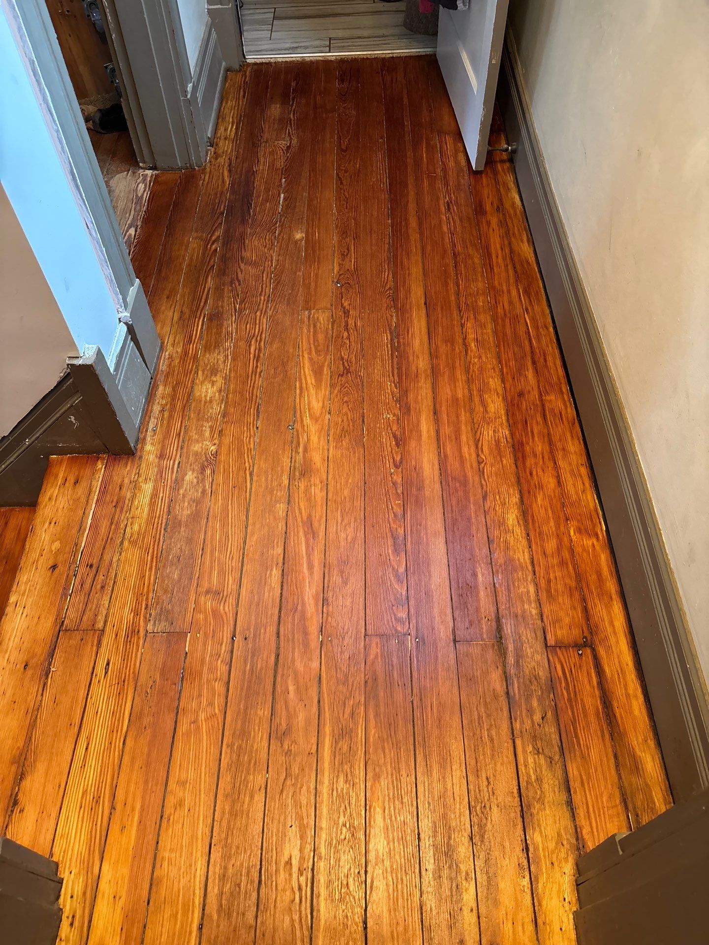 Historic Refinish Project in Covington by Footprints Floors Kentucky