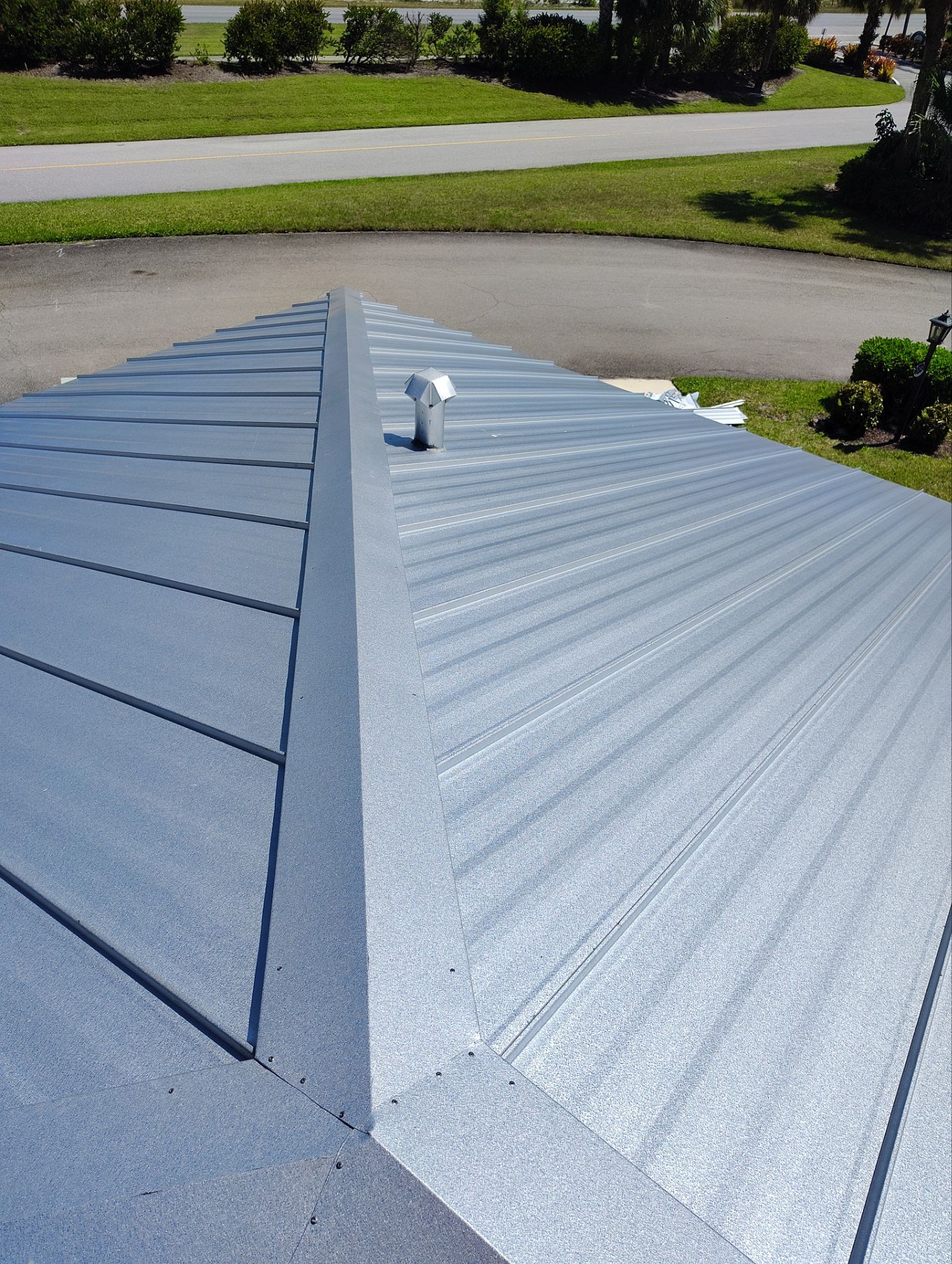 24ga 1" Nail-Strip Mill Finish by Total Roofing System The Metal Roof Experts