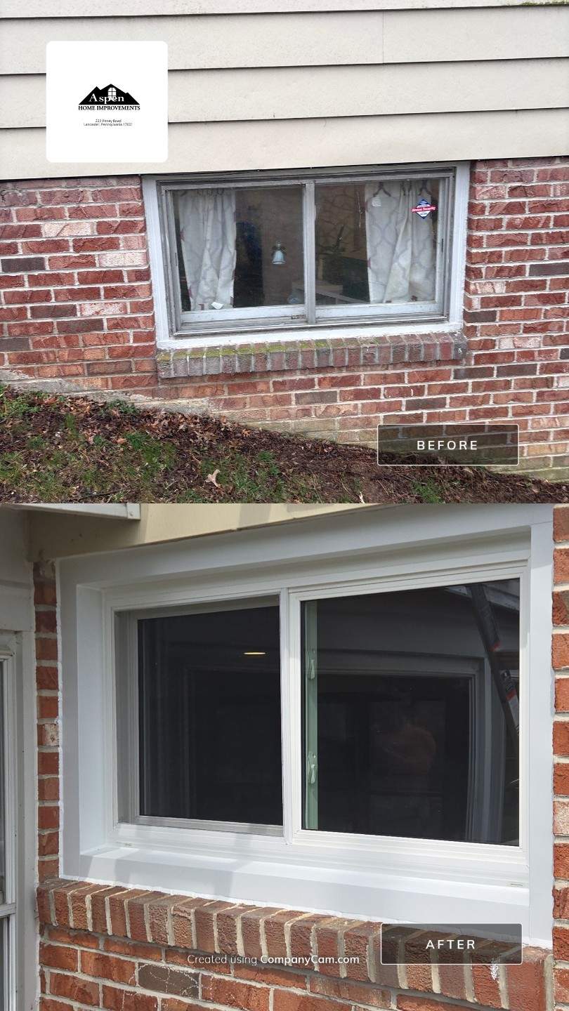 Storm Door and Basement Windows by Aspen Home Improvements