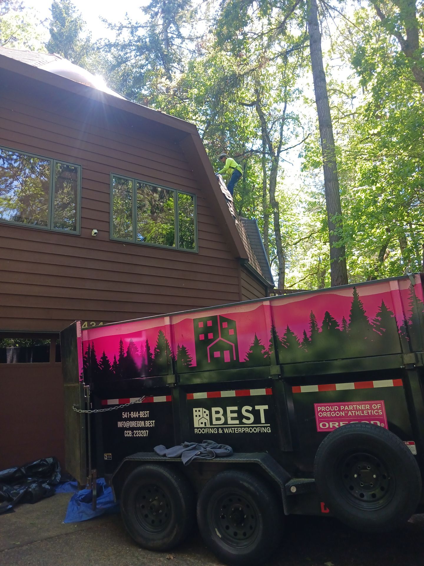 Residential Shingle Dome Roof Installation – Eugene, OR by BEST Roofing & Waterproofing