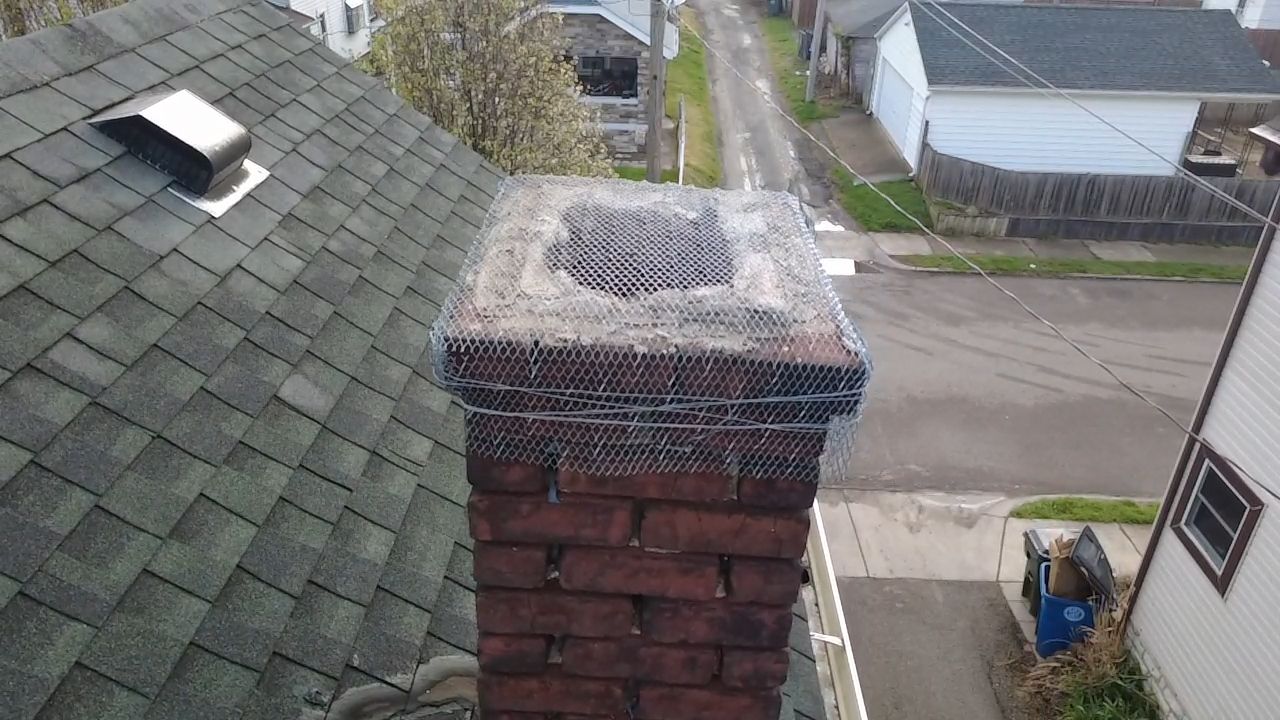 Just a simple chimney Removal by Level Up Roofing and Restoration Services LLC