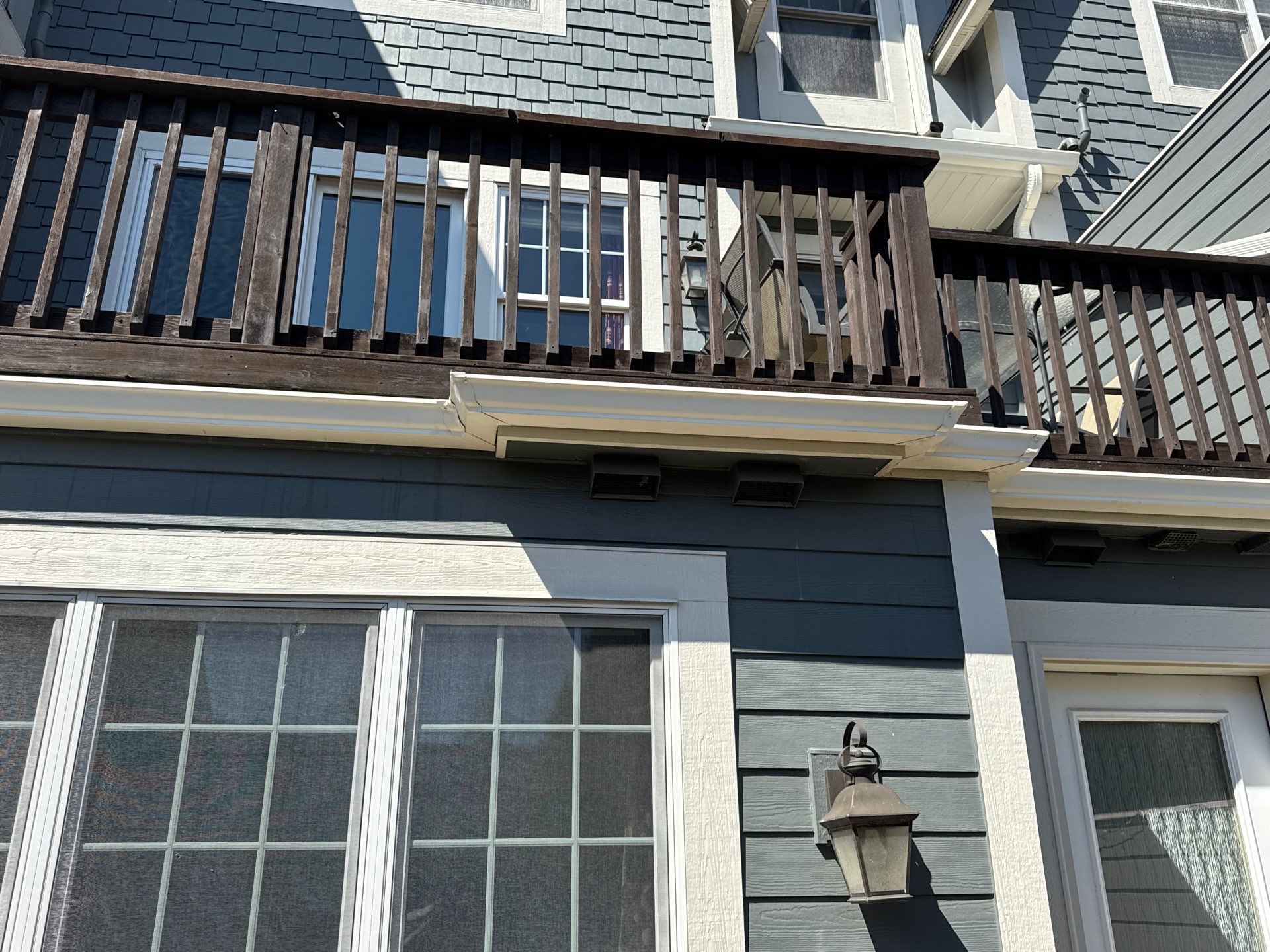 5" Gutter Installation on Townhouse Project by Next Level Seamless Gutters / Exteriors Inc.