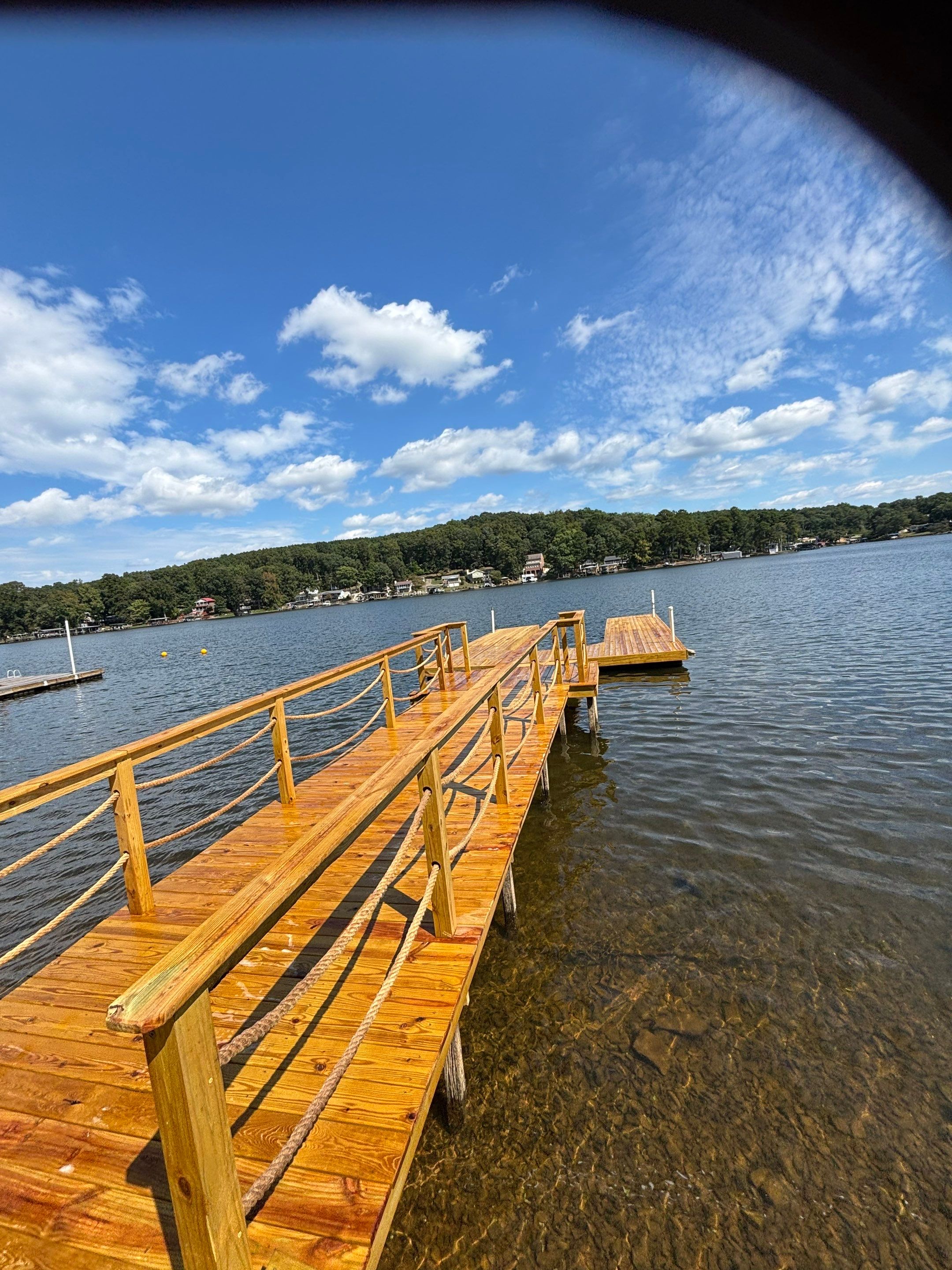 Wood Dock using Wood Sealant by DuraSeal
