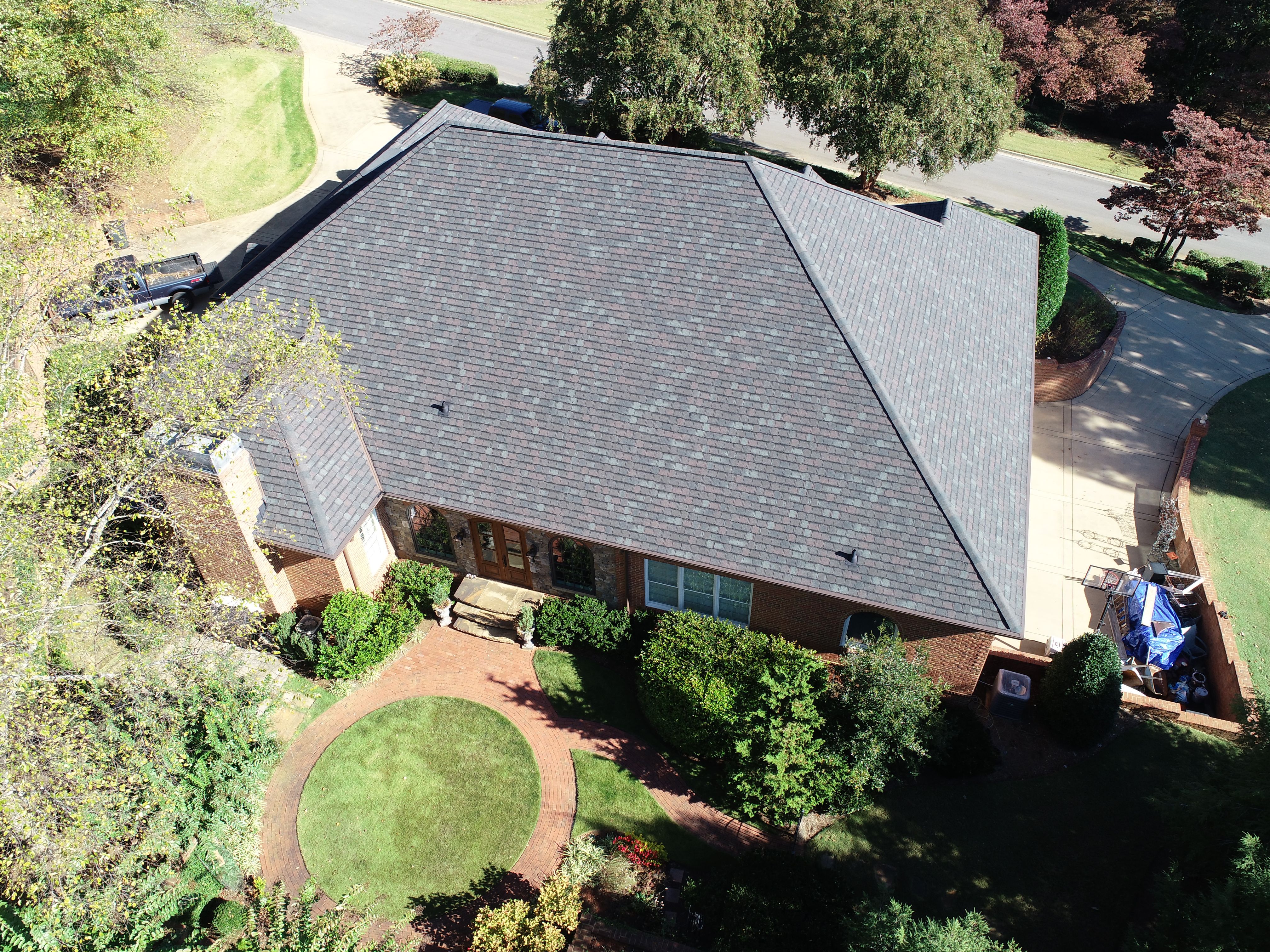 Residential Designer Roofing Installation with custom accent Copper Valleys. Calhoun GA by Georgia Roof Advisors