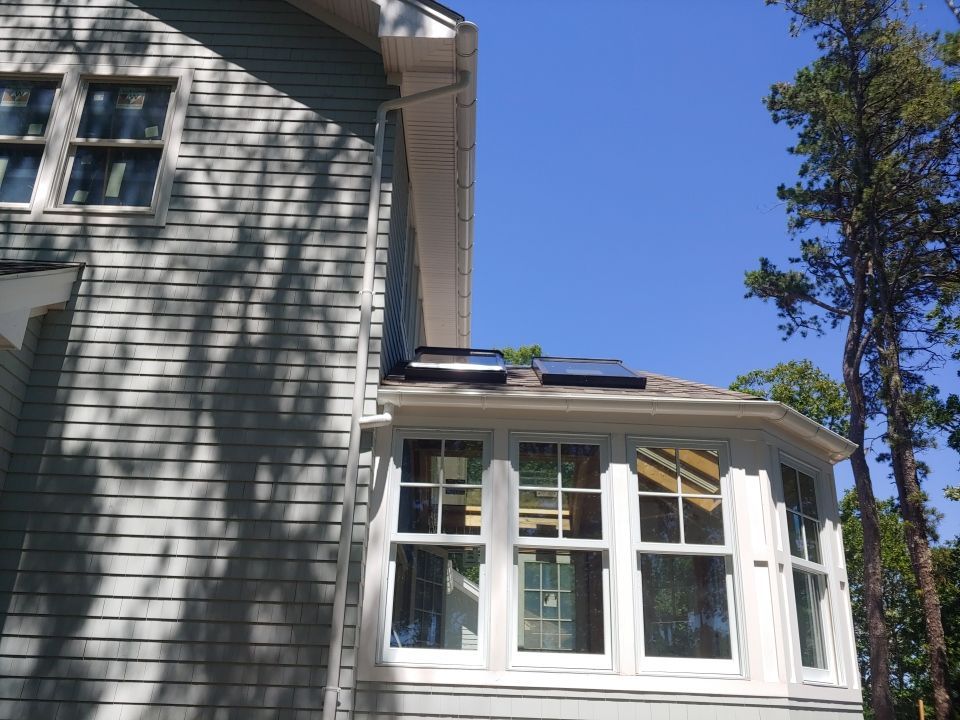 East Falmouth, MA Gutter Installation using 6" Half Round Aluminum Gutter by Gutter Pro Enterprises