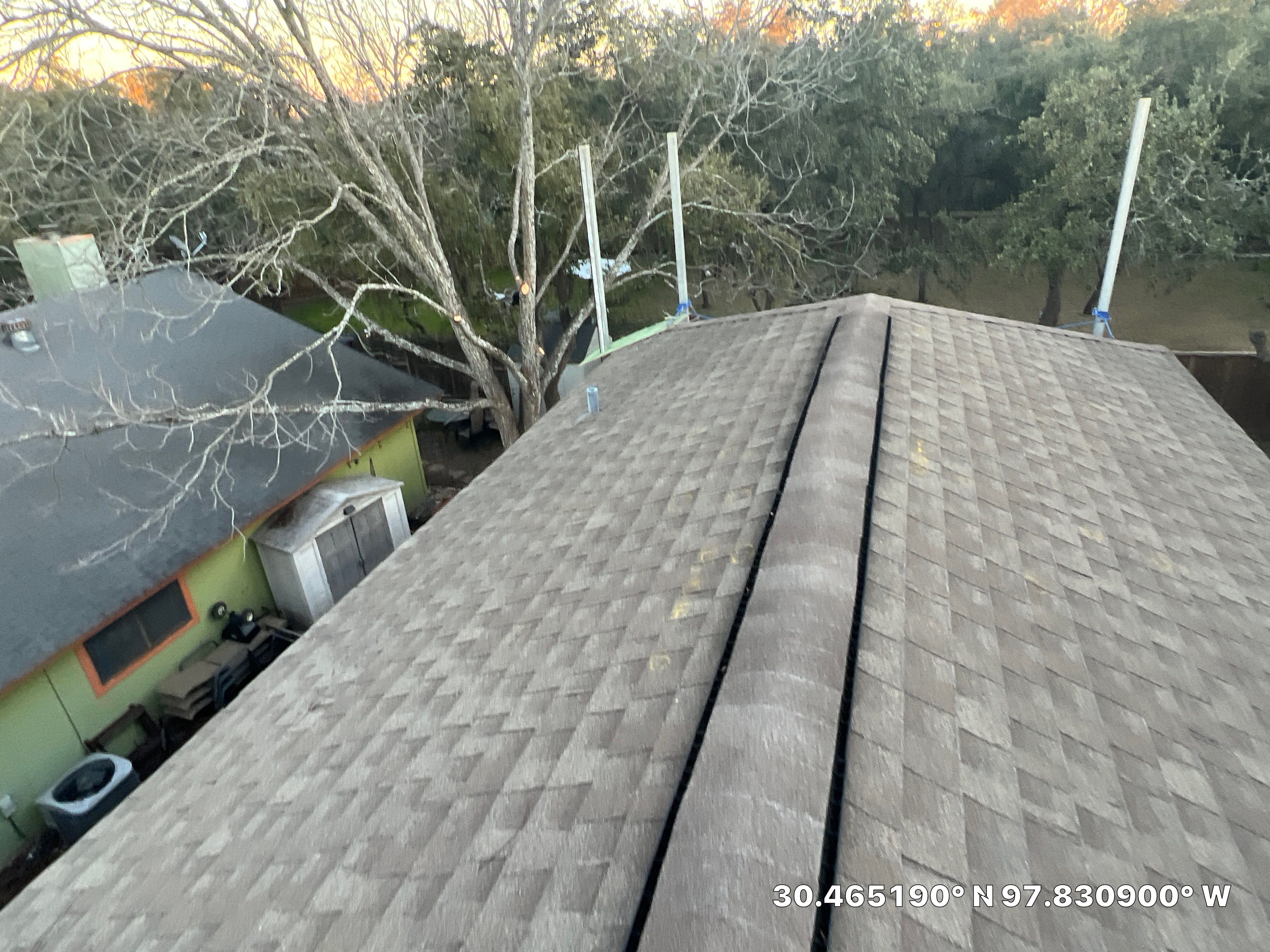 Architectural Shingle Roofing Replacement and Decking Repair in Cedar Park by Caliber Restoration LLC