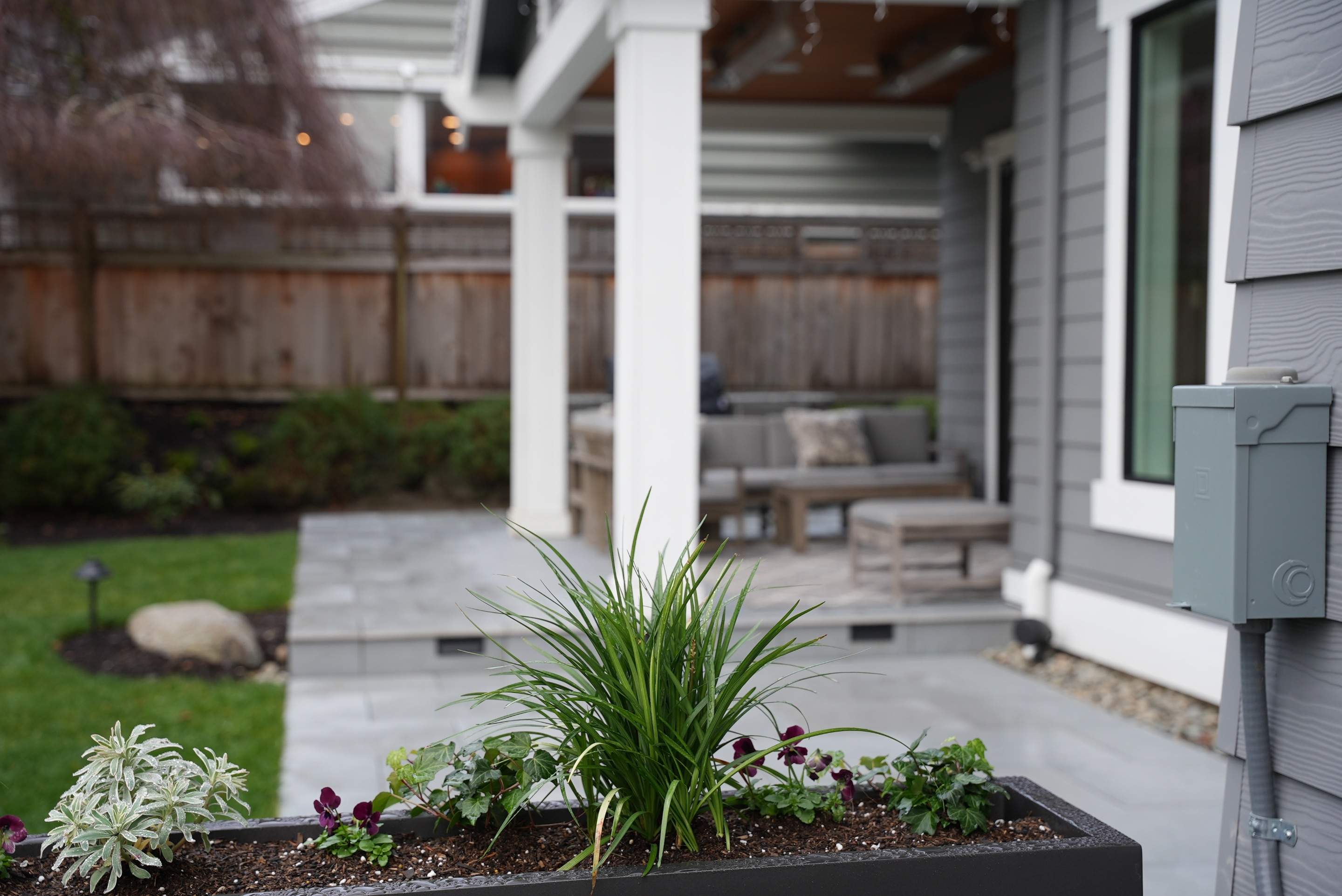 Hardscaping Back Patio Landscape Project  by Jireh Asphalt & Concrete Inc 