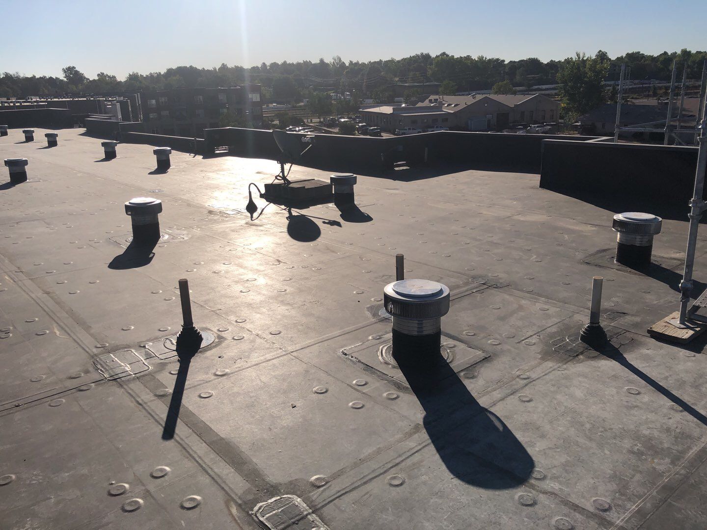 Commercial Roofing Installation using MuleHide EPDM .60 - BLACK by A to Z Roofing