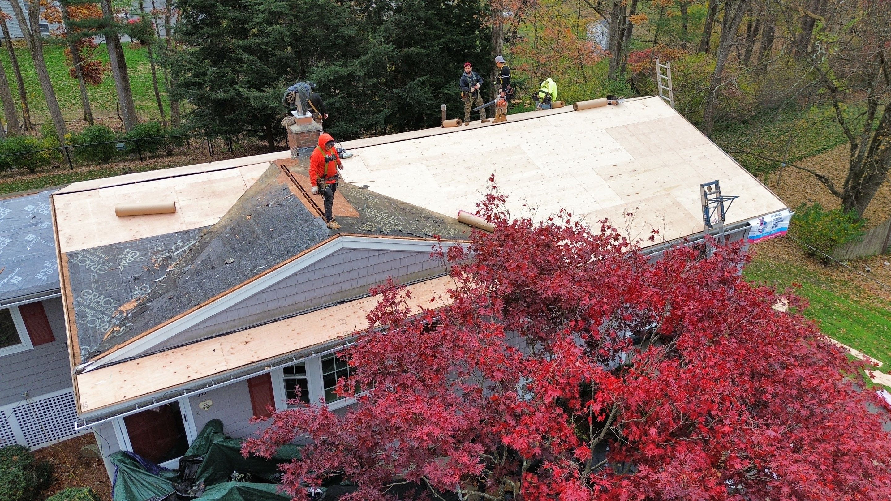 Chelmsford Complete Roof Replacement in Onyx Black with Balanced Ventilation by Mighty Dog Roofing of Greater Middlesex County