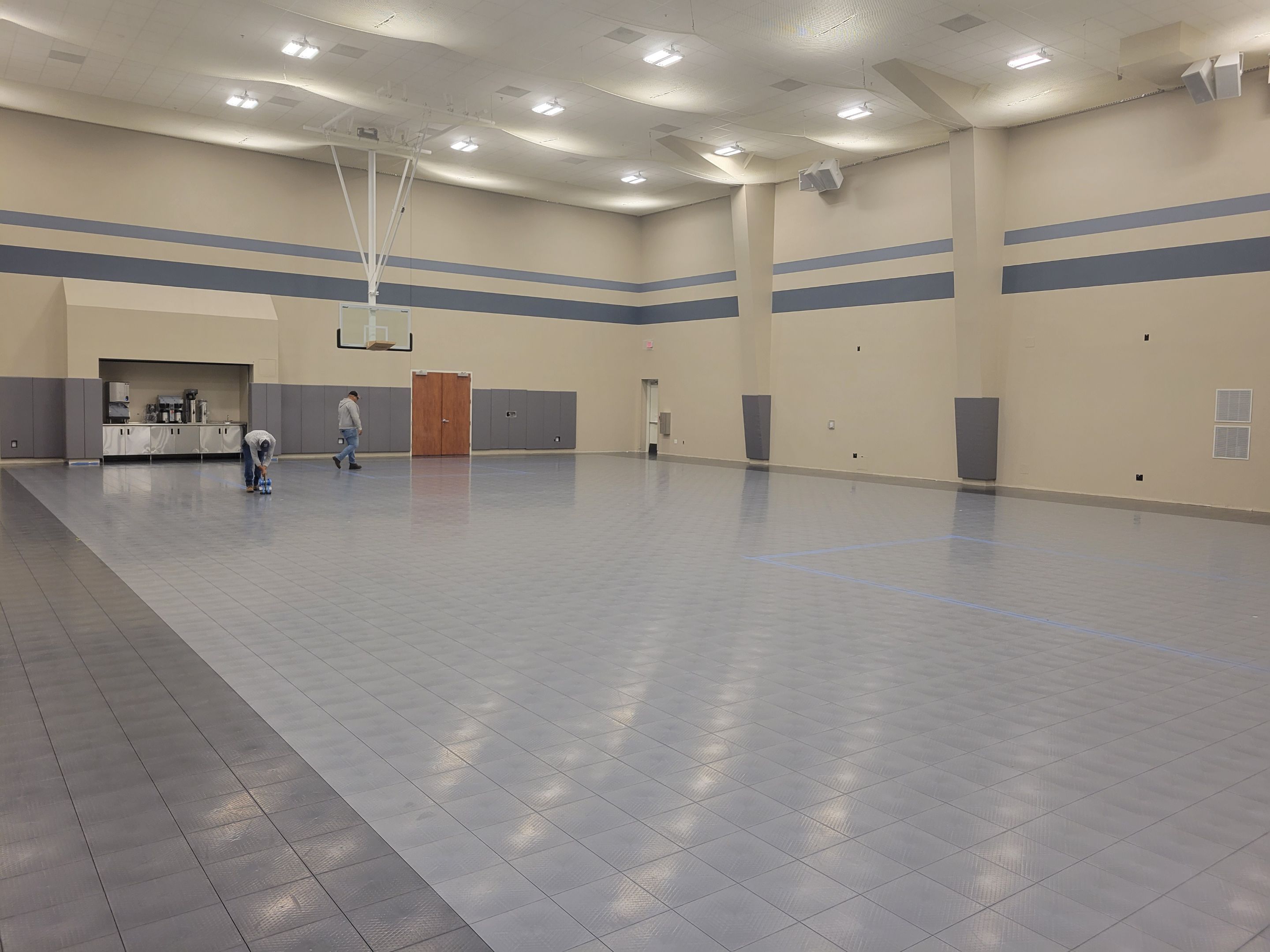New Life Church Gym Floor  by Sport Court Austin