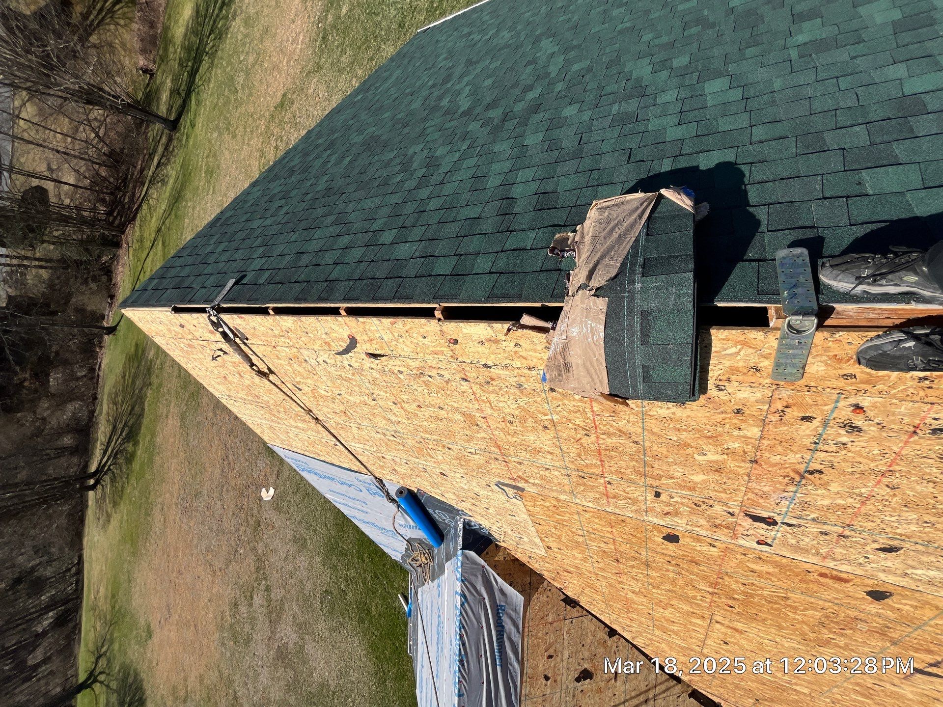 Residential Roofing Installation using Certainteed Landmark Pro Shingles by Fahey Roofing + Contracting