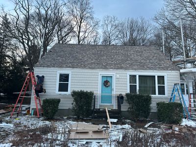 Residential Roofing Installation using Owens Corning Duration Designer - Sand Dune