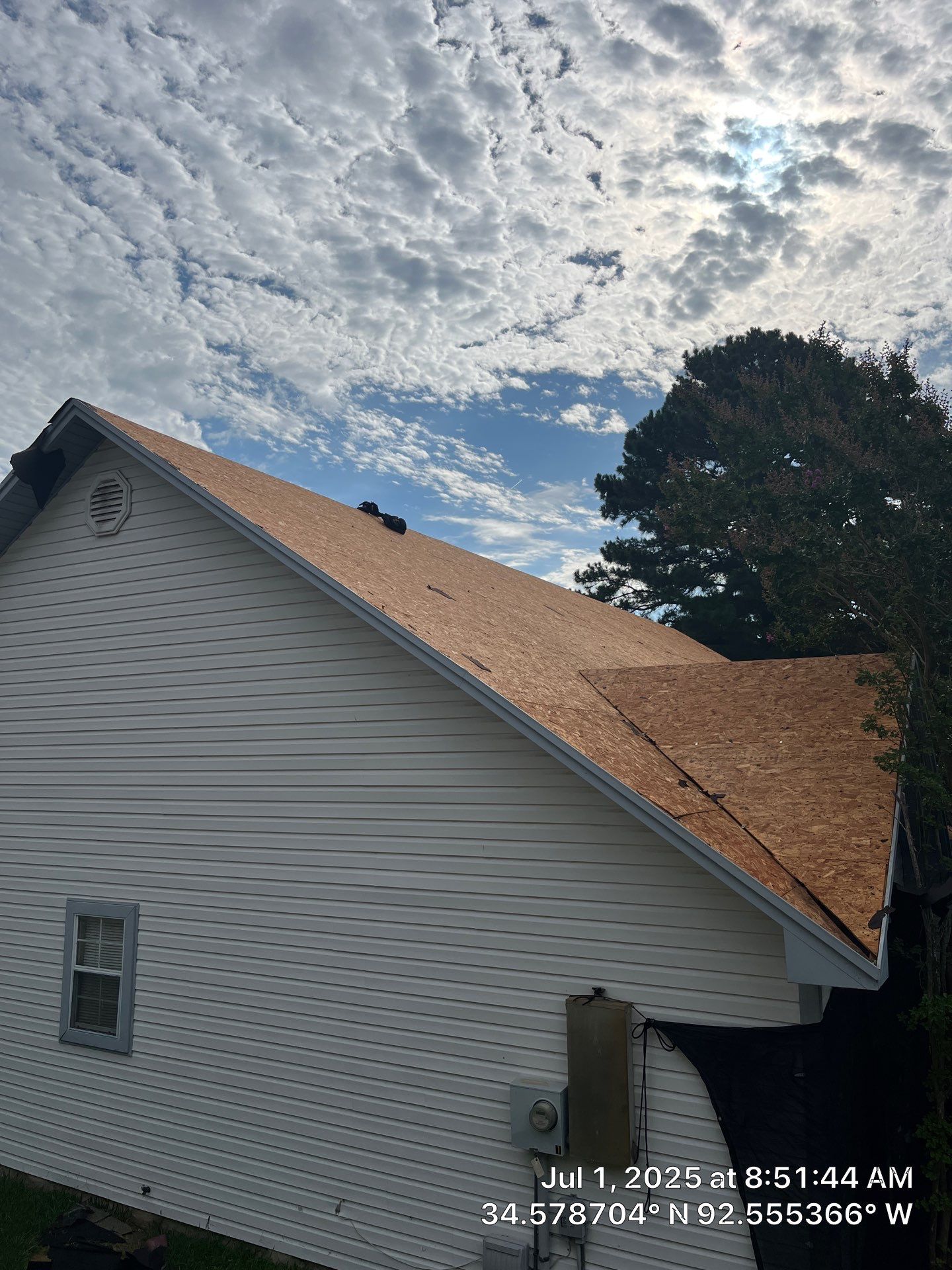 Benton Roof Replacement Featuring GAF Timberline HDZ Shingles by Temple Roofing and Exteriors