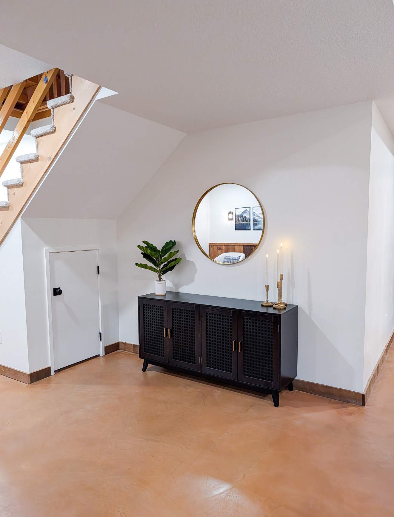 Basement Floor Remodel with Haven Reno KC by Big Red Decorative Concrete, LLC