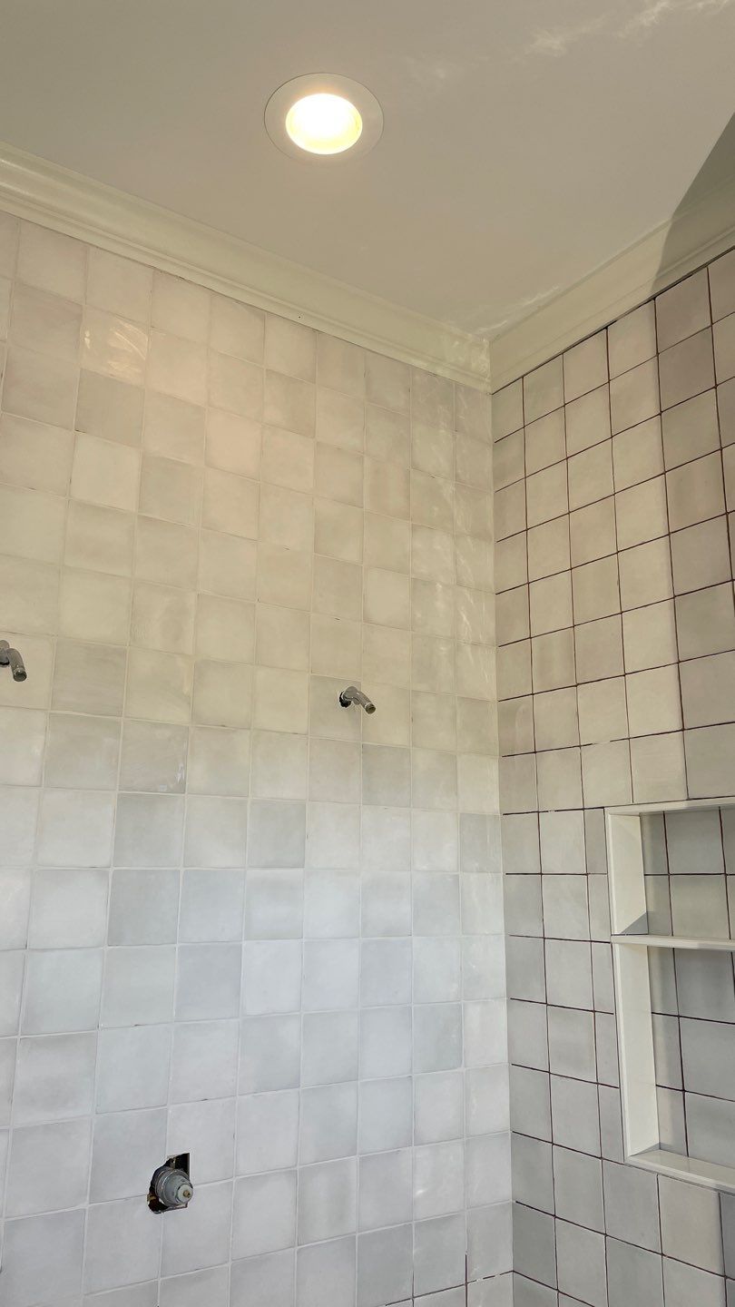 Glamorous Tile Shower Remodel by Footprints Floors of East Atlanta