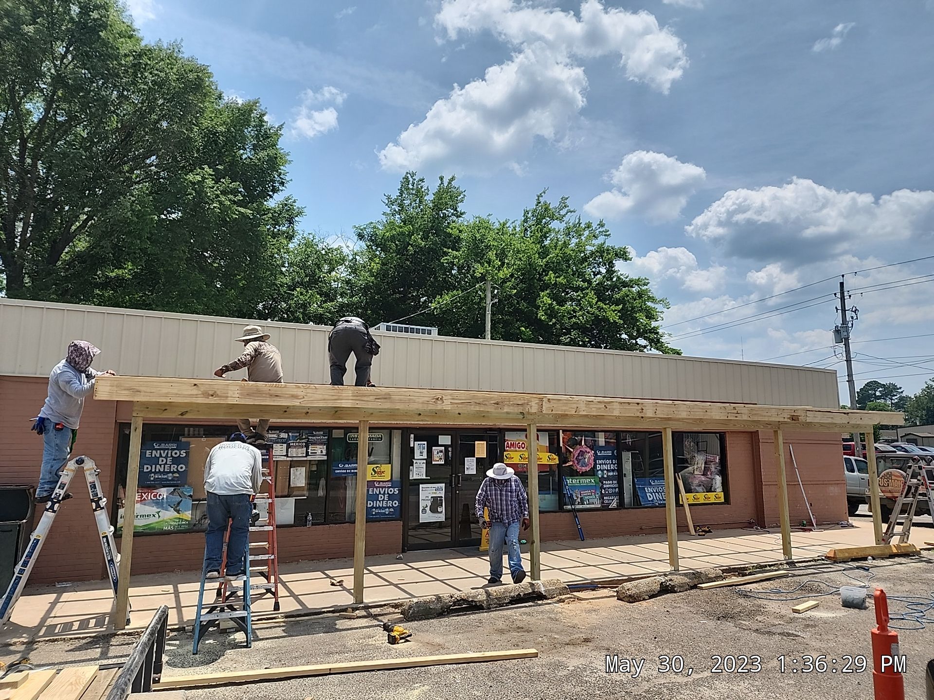 Store Building in Hope by Hostetler Roofing