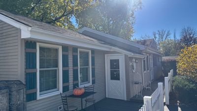 Turtle Shell gutter protection installation in Lombard, IL 60148, photograph 3