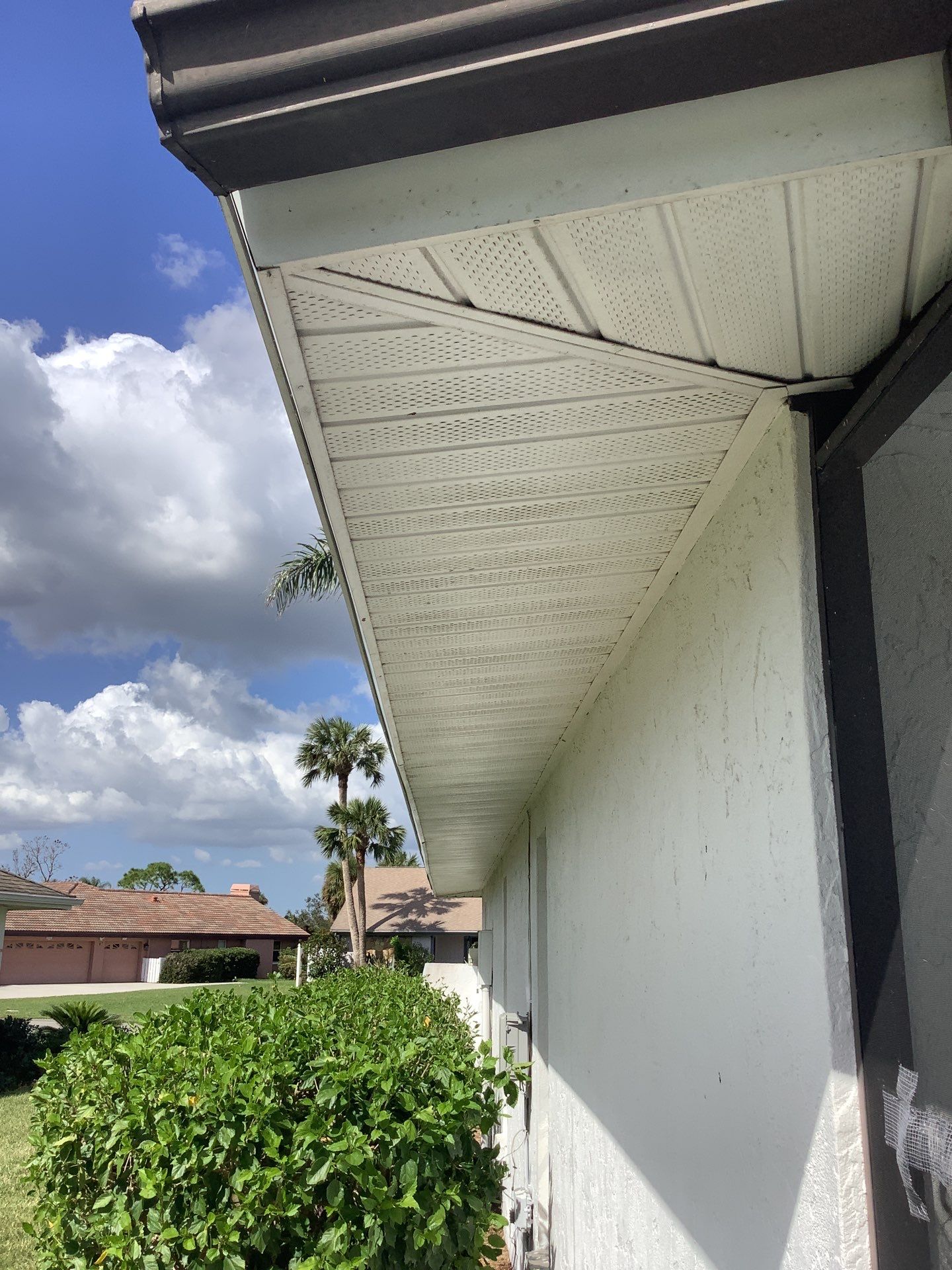 Soffit Installation in Sarasota FL by Gutter Professors