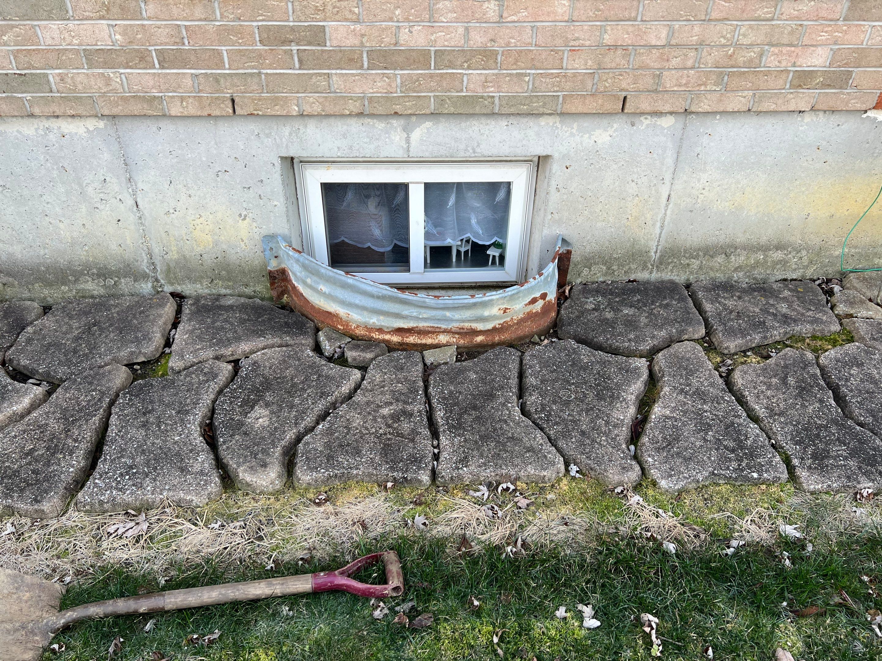 Window Well Replacement, Wall Repair, Grading by Reisenberg’s Lawn & Landscape, LLC