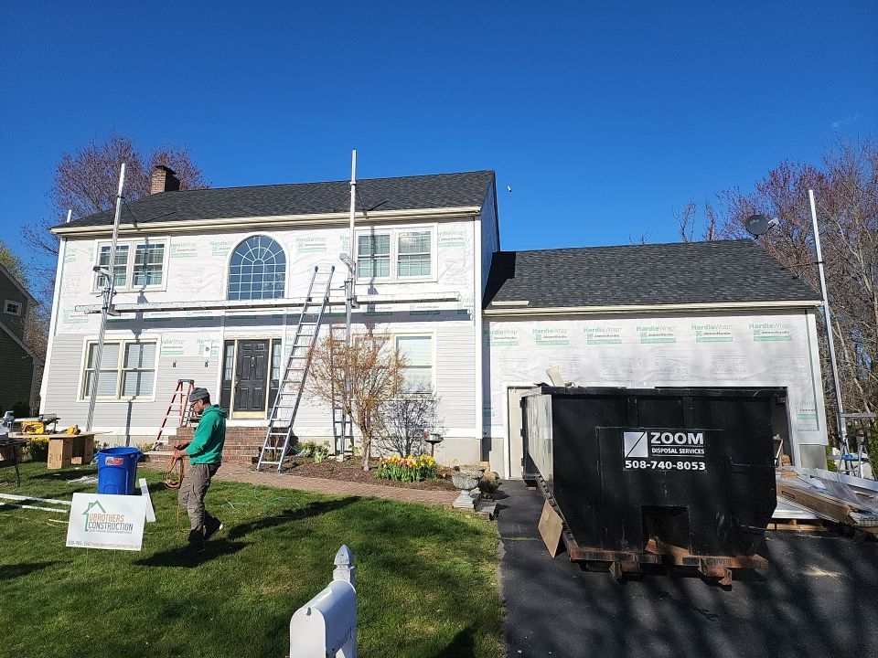 Siding Installation using James Hardie by UBrothers Construction