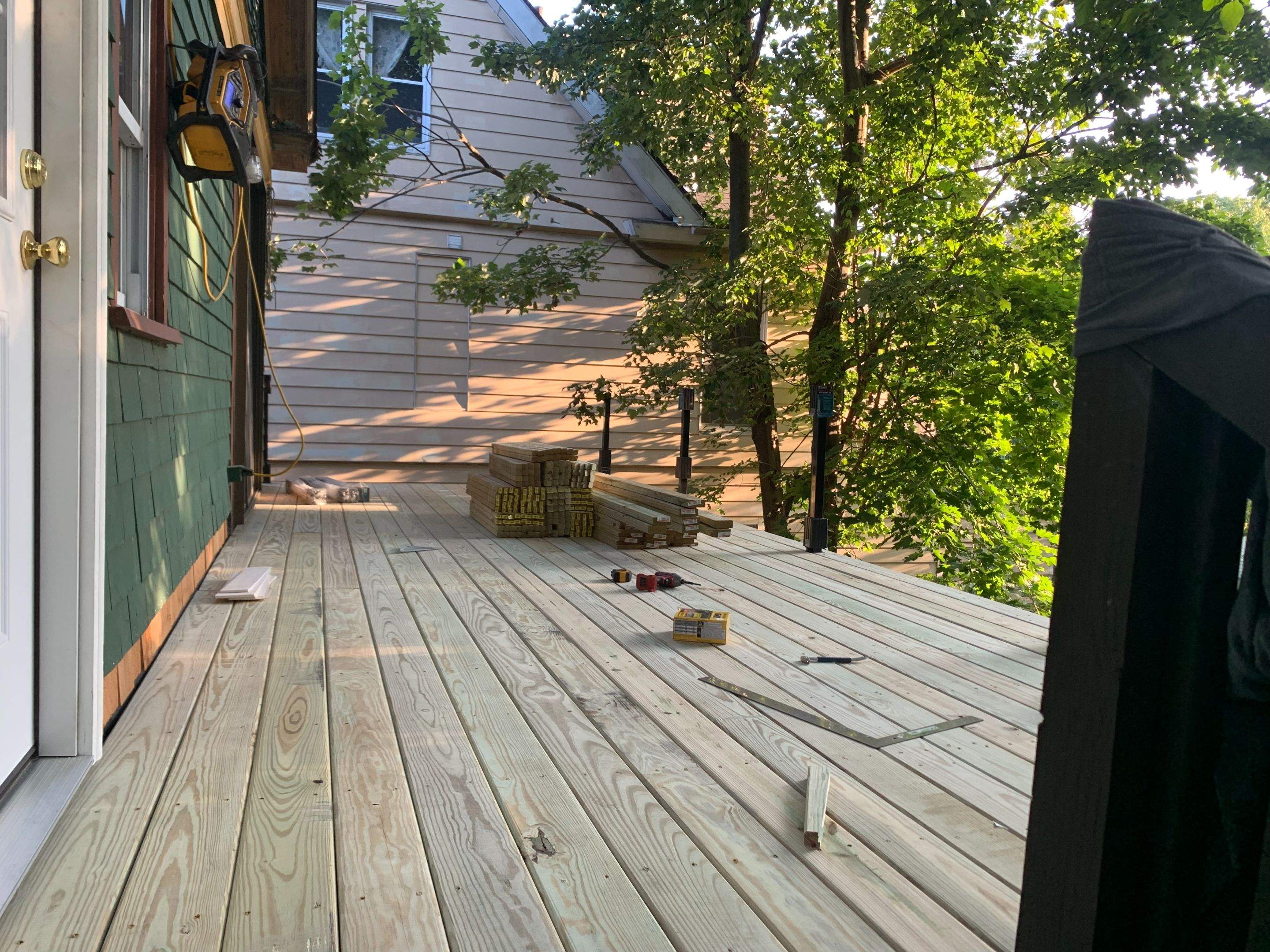 Deck Installation using EPDM substrate by A Plus Exterior