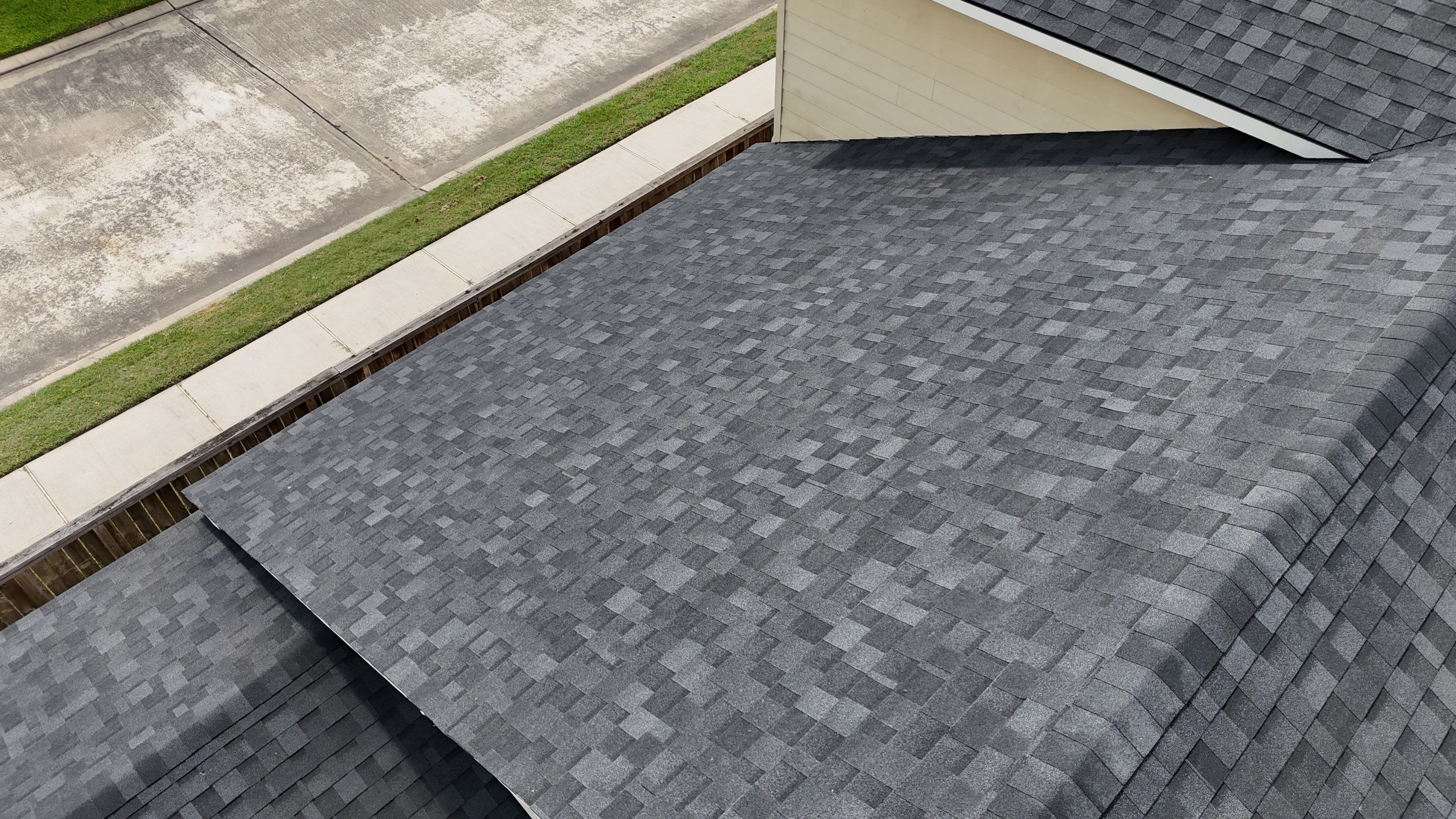 Residential Roofing Installation using IKO Dynasty after Storms in Cypress by Core Four Roofing