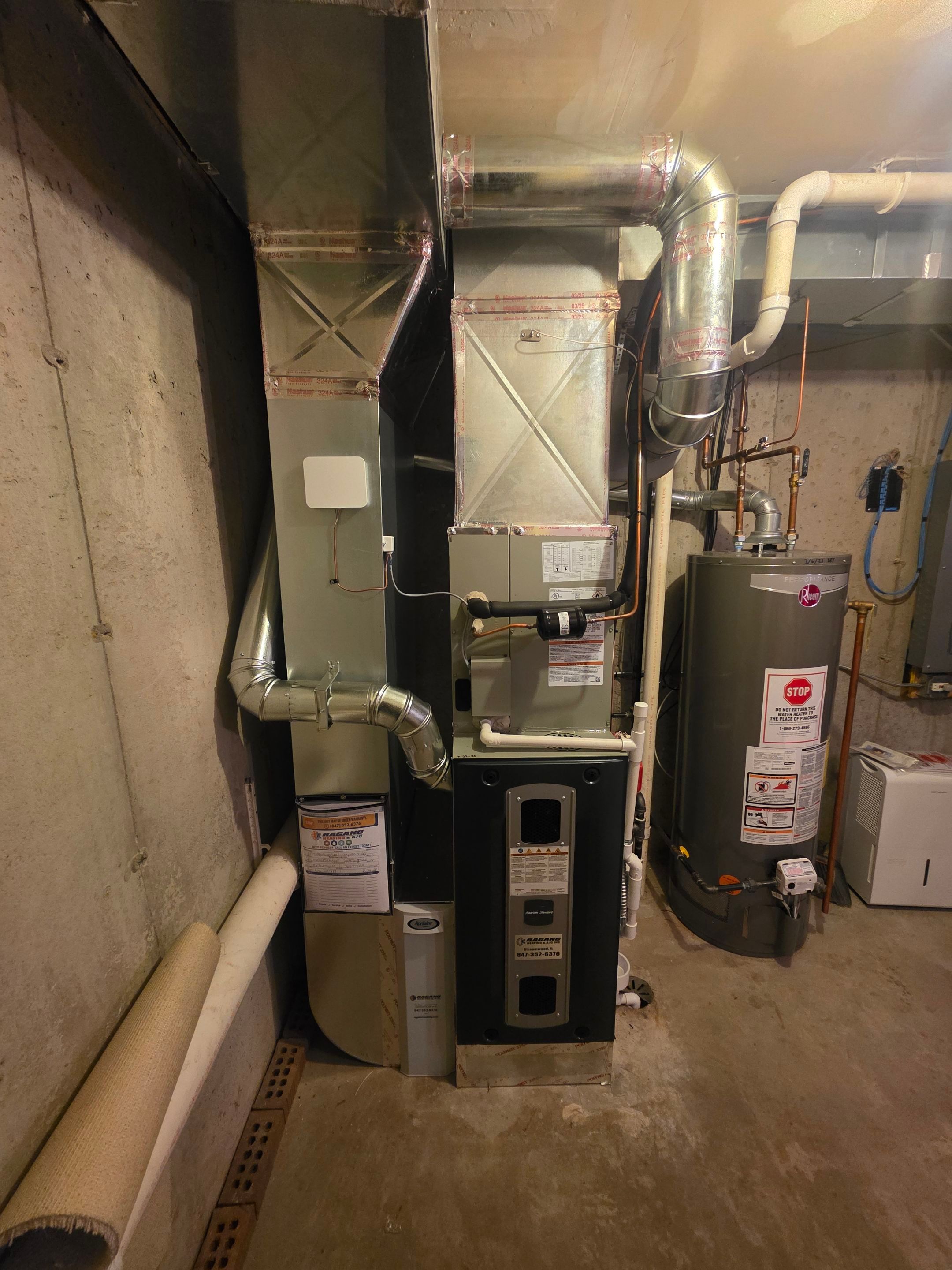 American Standard 3 Ton Dual Fuel System by Ragano Heating & Air Conditioning Inc