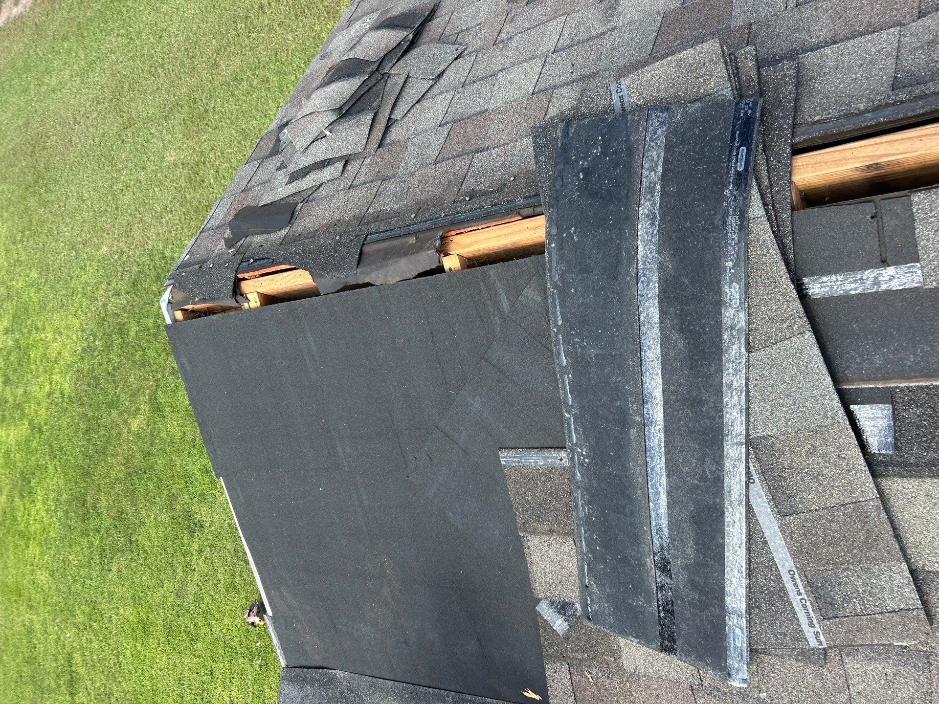 Hail Damage using Owen's Corning Duration (Lifetime) Shingles by Roof Repair Company