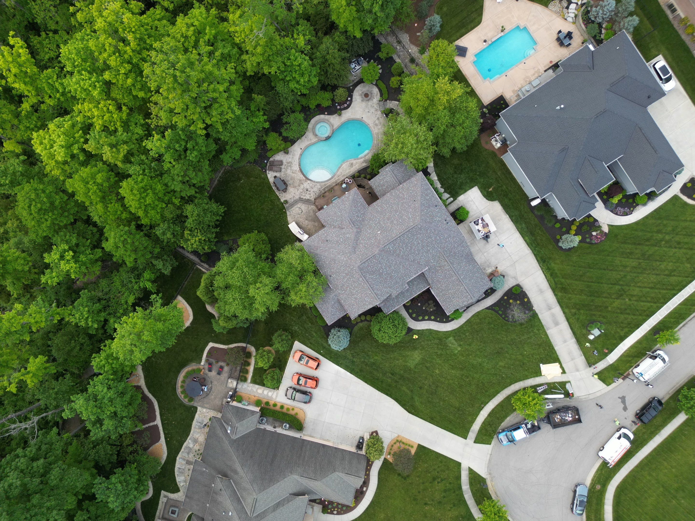 Residential Roofing Installation using Duration Series Shingles - Colonial Slate by RoofX 