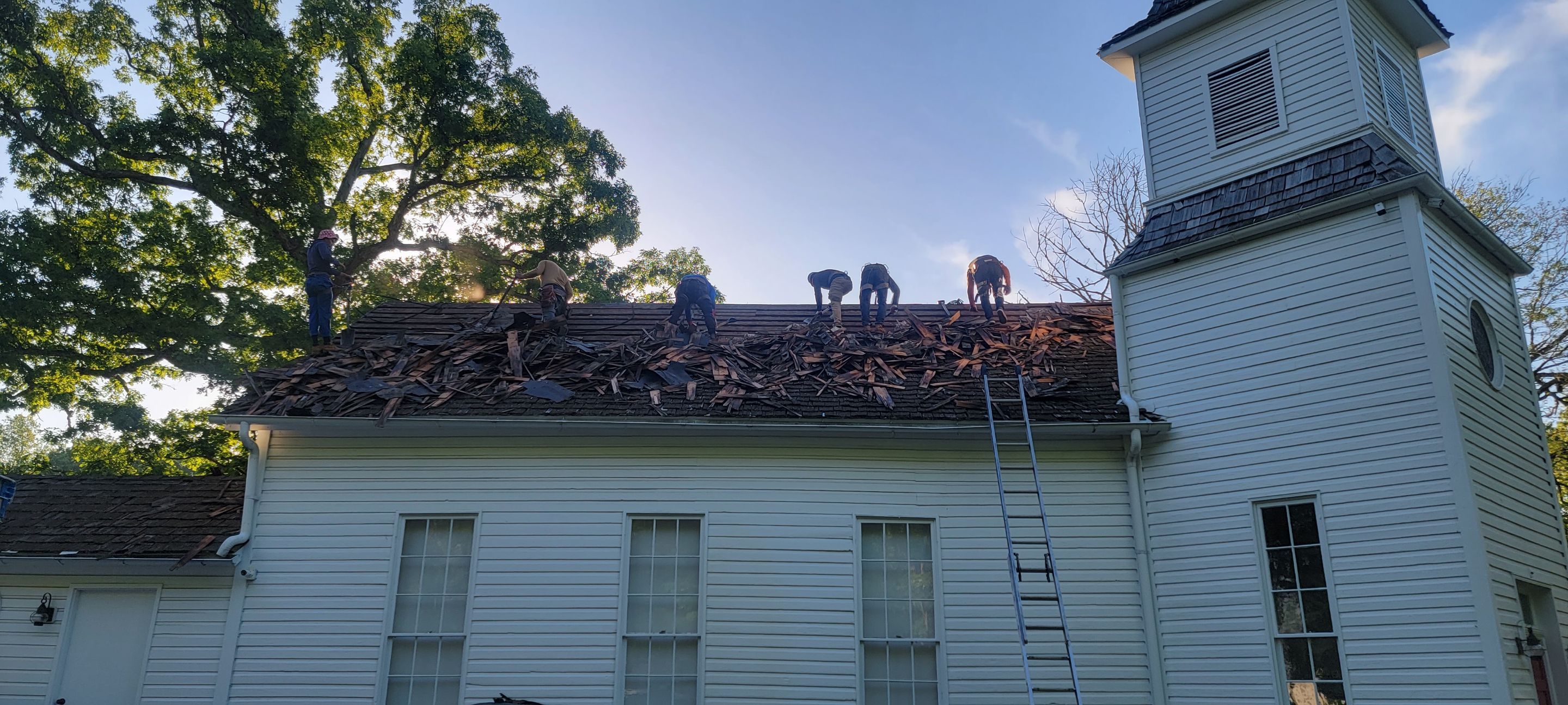 Church Roof Installation using GAF Slateline by ExteriorPros