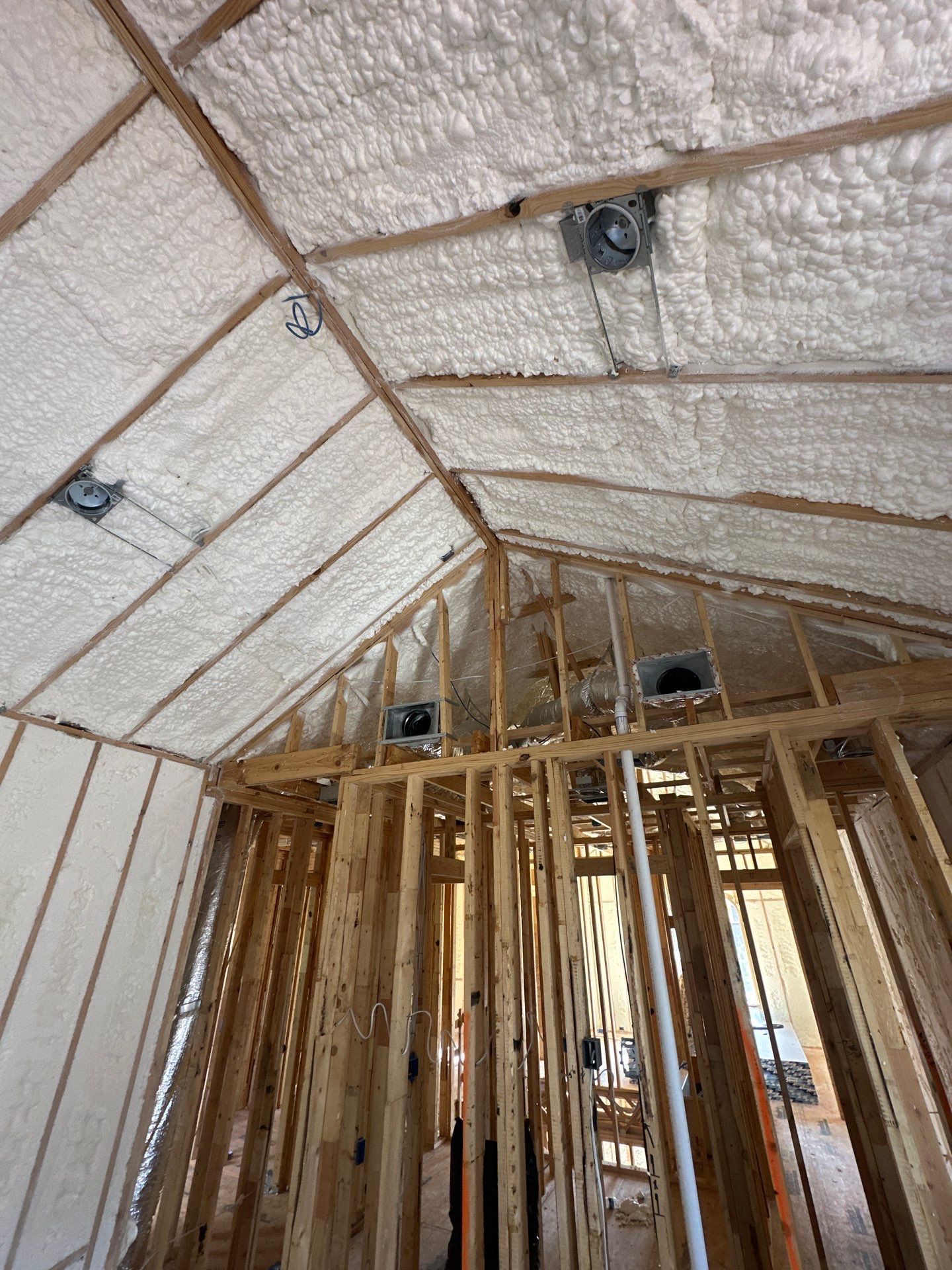 Another beautiful custom home in Dallas fully encapsulated ✔️ by Apex Insulation Solutions