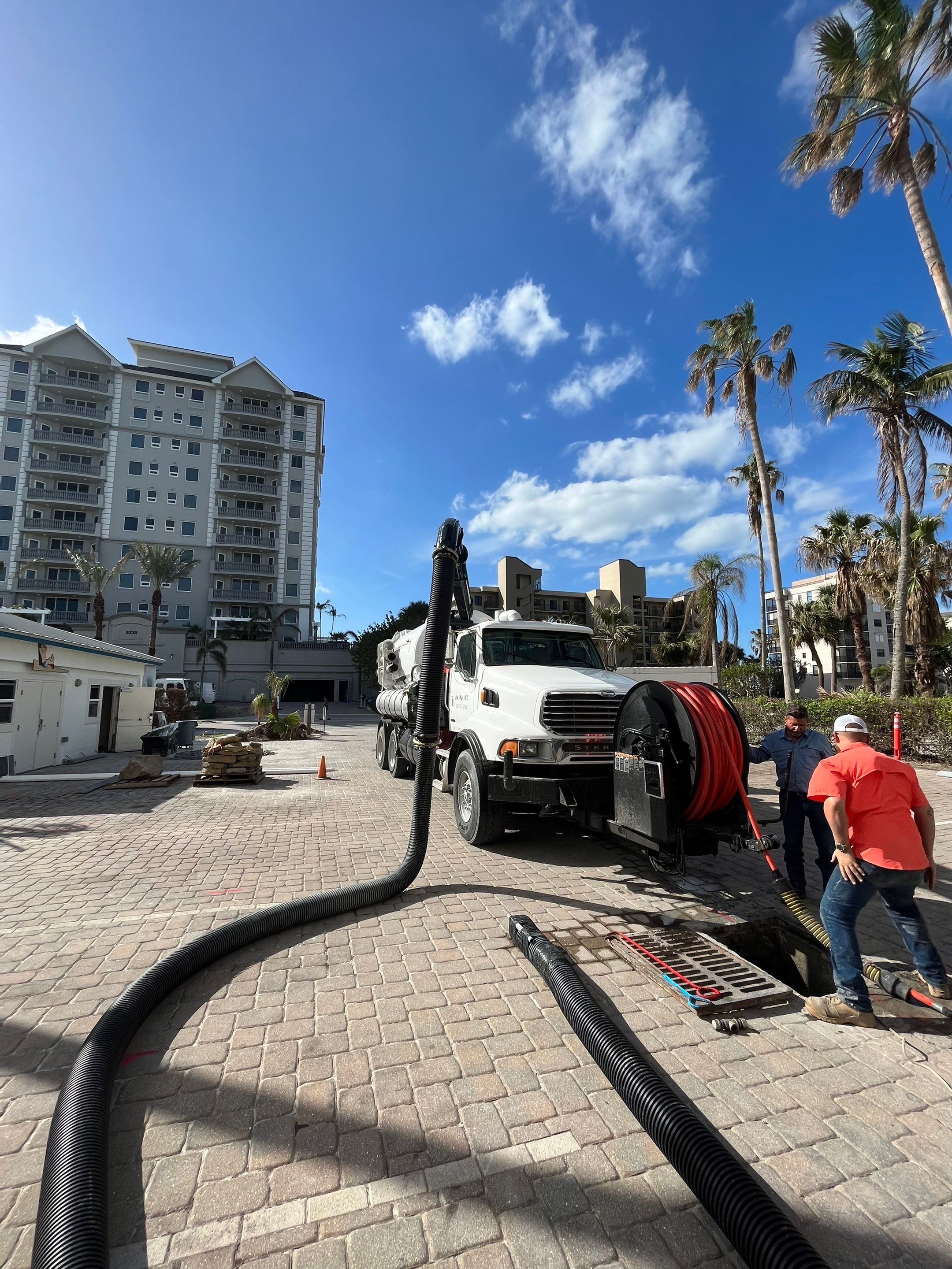 Condo Storm Water System Cleaning and Maintenance After Hurricane Ian by APS Power & Water