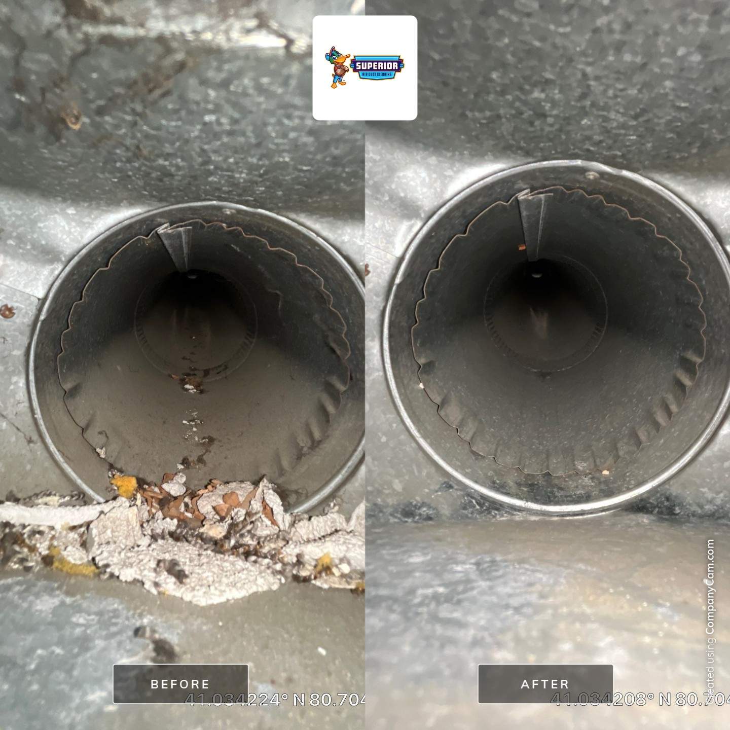 Air Duct Cleaning With a Vacuum Truck in Youngstown, OH by Superior Air Duct Cleaning