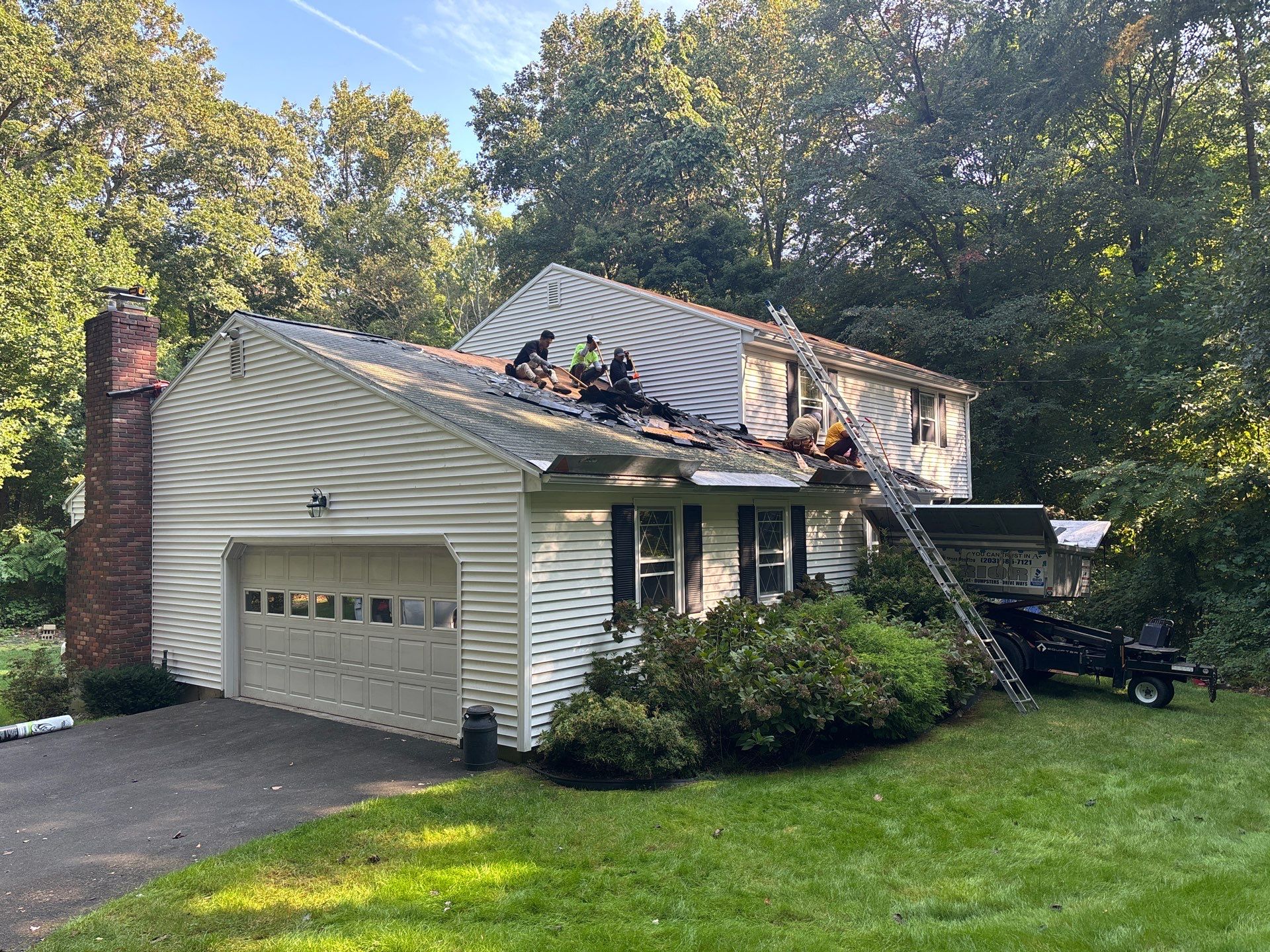Residential Roofing Installation using Owens Corning TruDefinition Duration AR - Estate Gray by A Plus Exterior