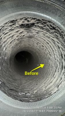 Air Duct, Dryer Vent, Bathroom Exhaust Cleaning in Groveland