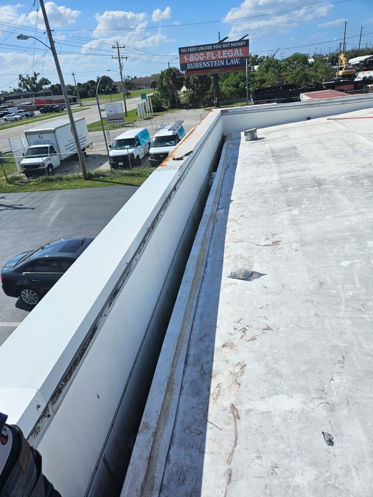 Commercial Roofing Repair using TPO and Metal Decking by Four Peaks Roofing