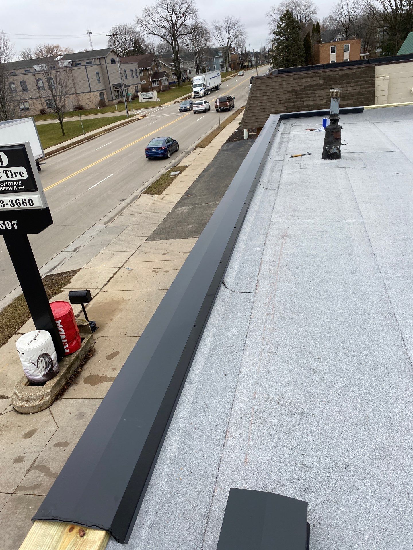 Commercial Roofing using Certainteed Flintastic Self Adhered by Stendahl Services