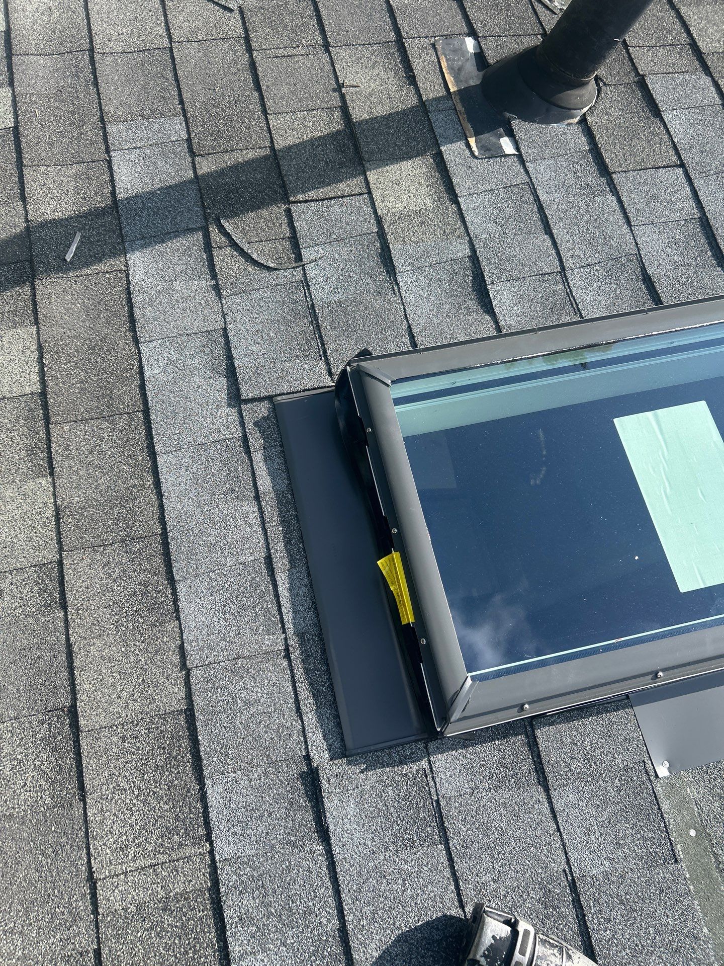 Skylight Leak Repair & Interior Restoration by Mighty Dog Roofing of Greater Middlesex County