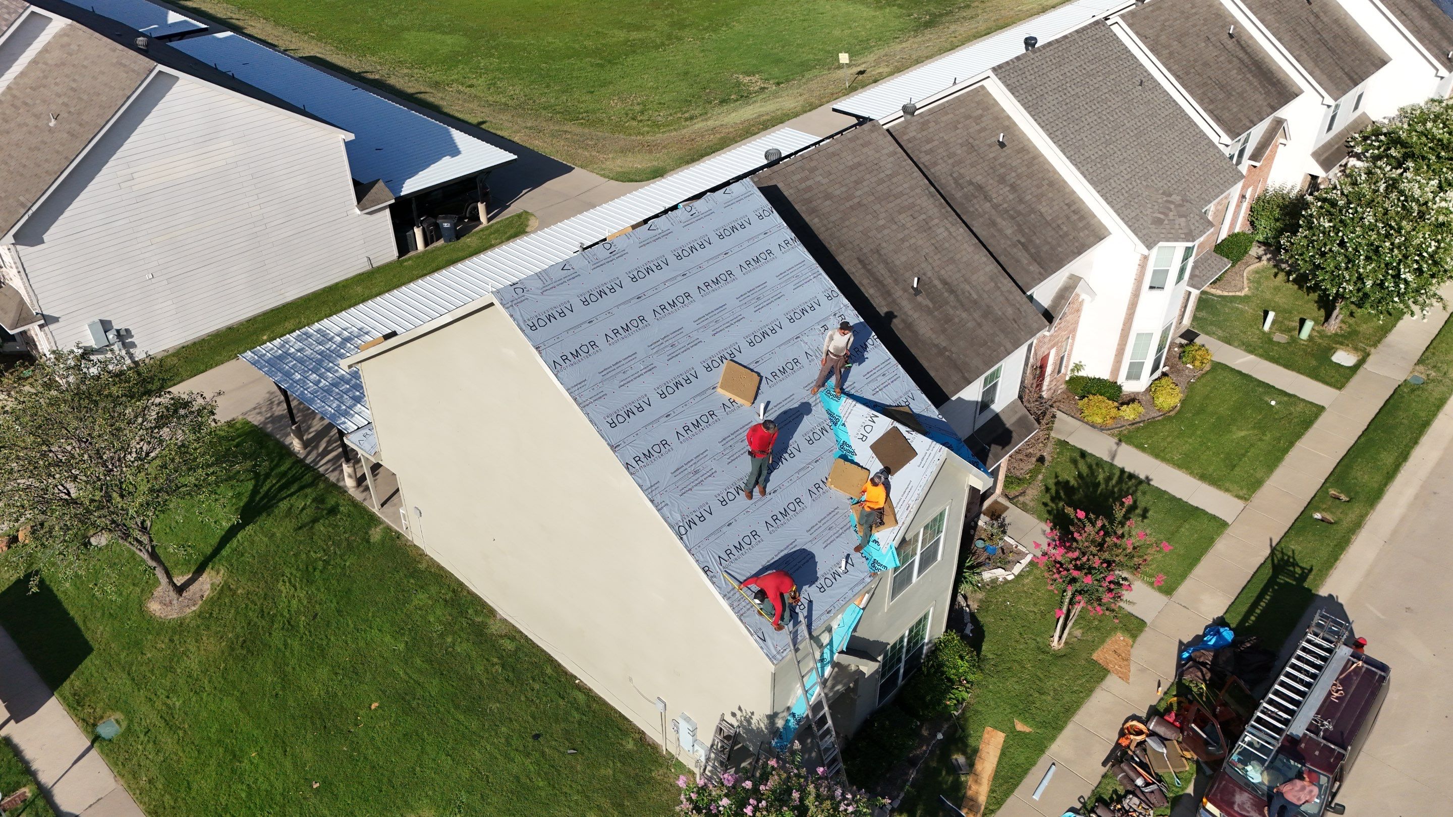 Architectural Shingle Roof Replacement and Deck Repair in Fort Worth by Armor Roofing | Exteriors