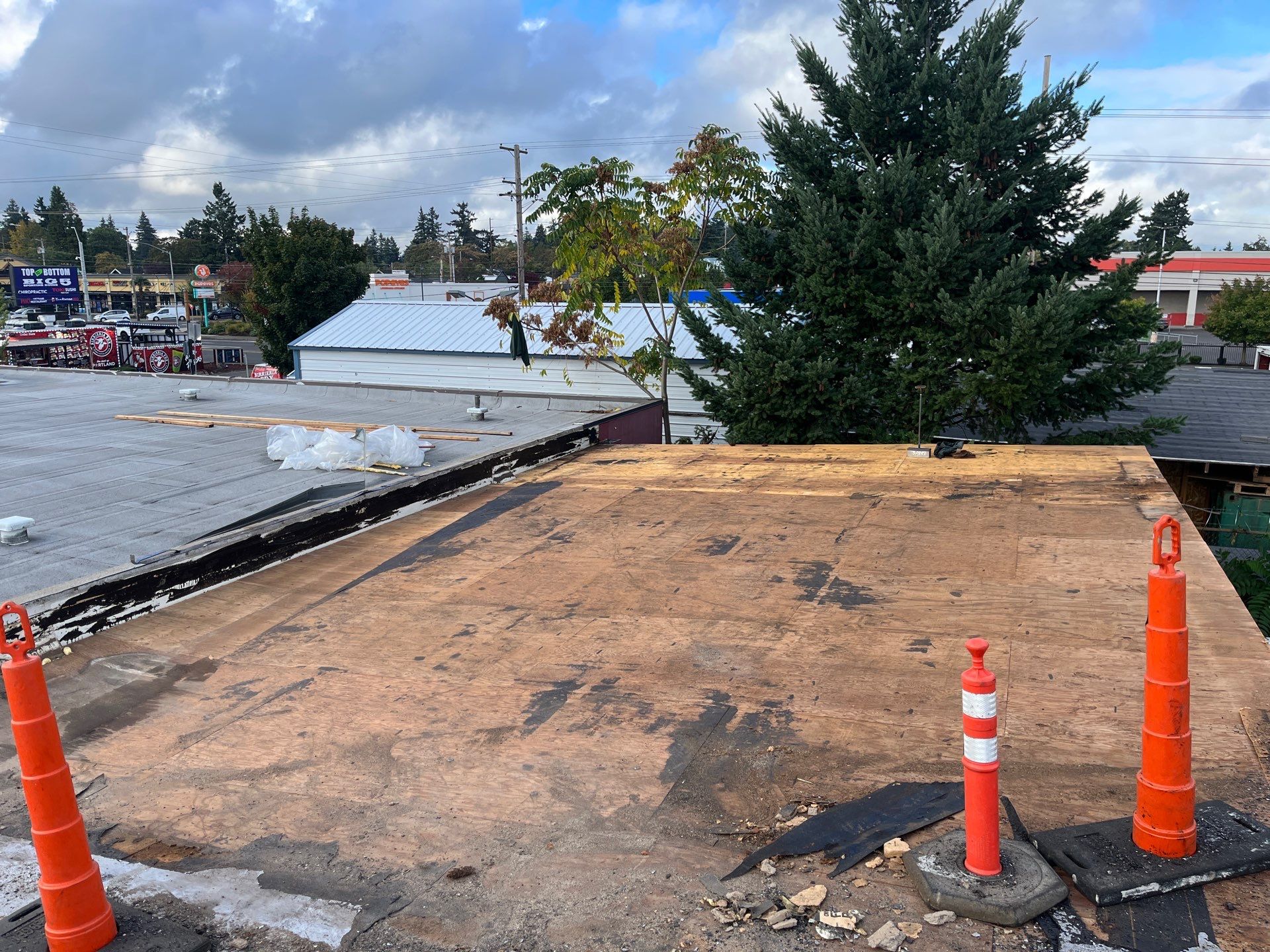 Commercial Roofing Repair using GAF 60Mil TPO  by Orezona Building & Roofing Company, Inc.