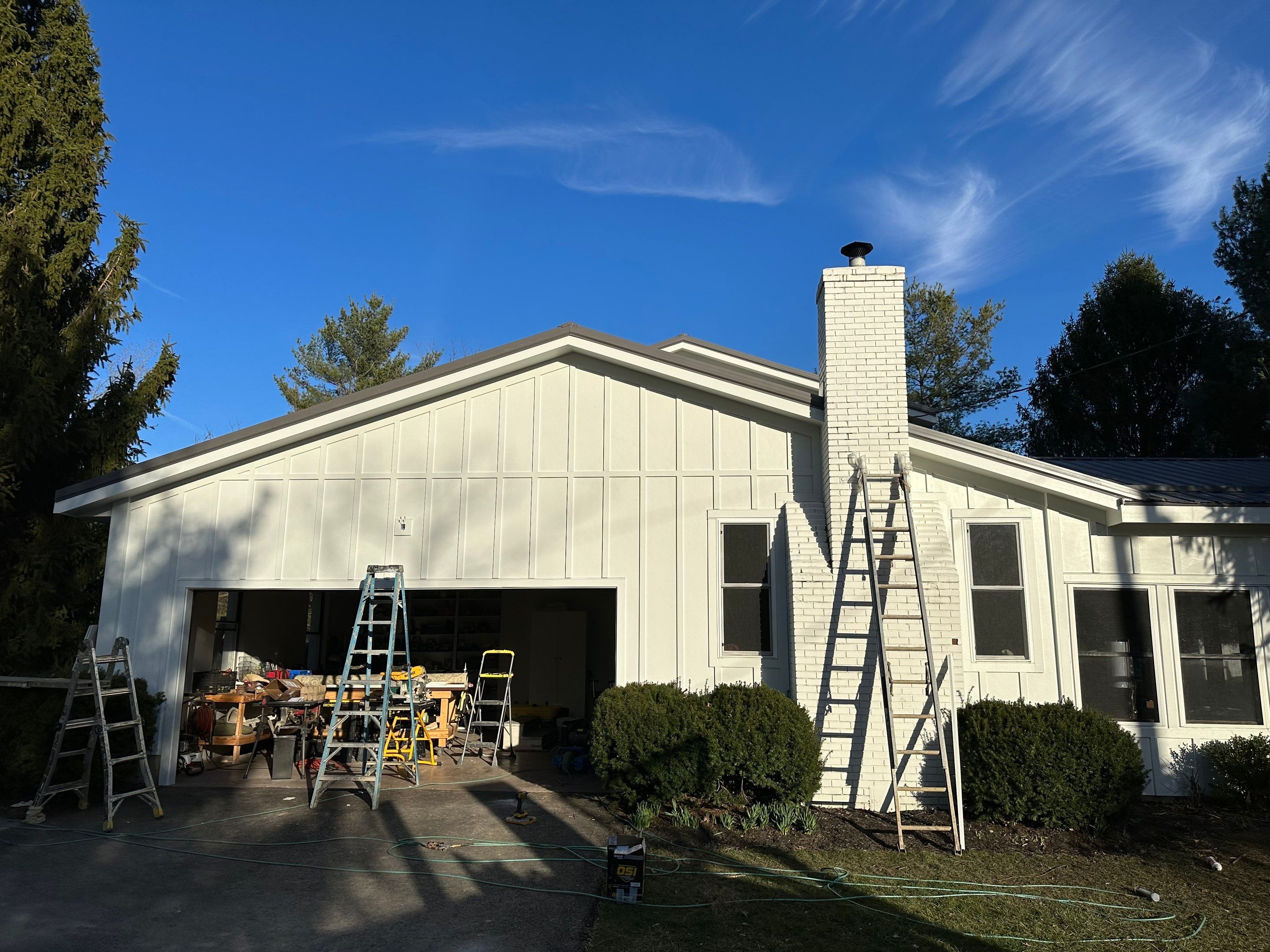 James Hardie Siding installation in New Albany by Best Exteriors Inc