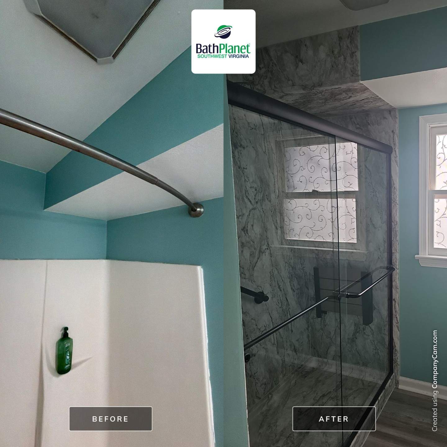 Tub to Shower by BathPlanet SW Virginia