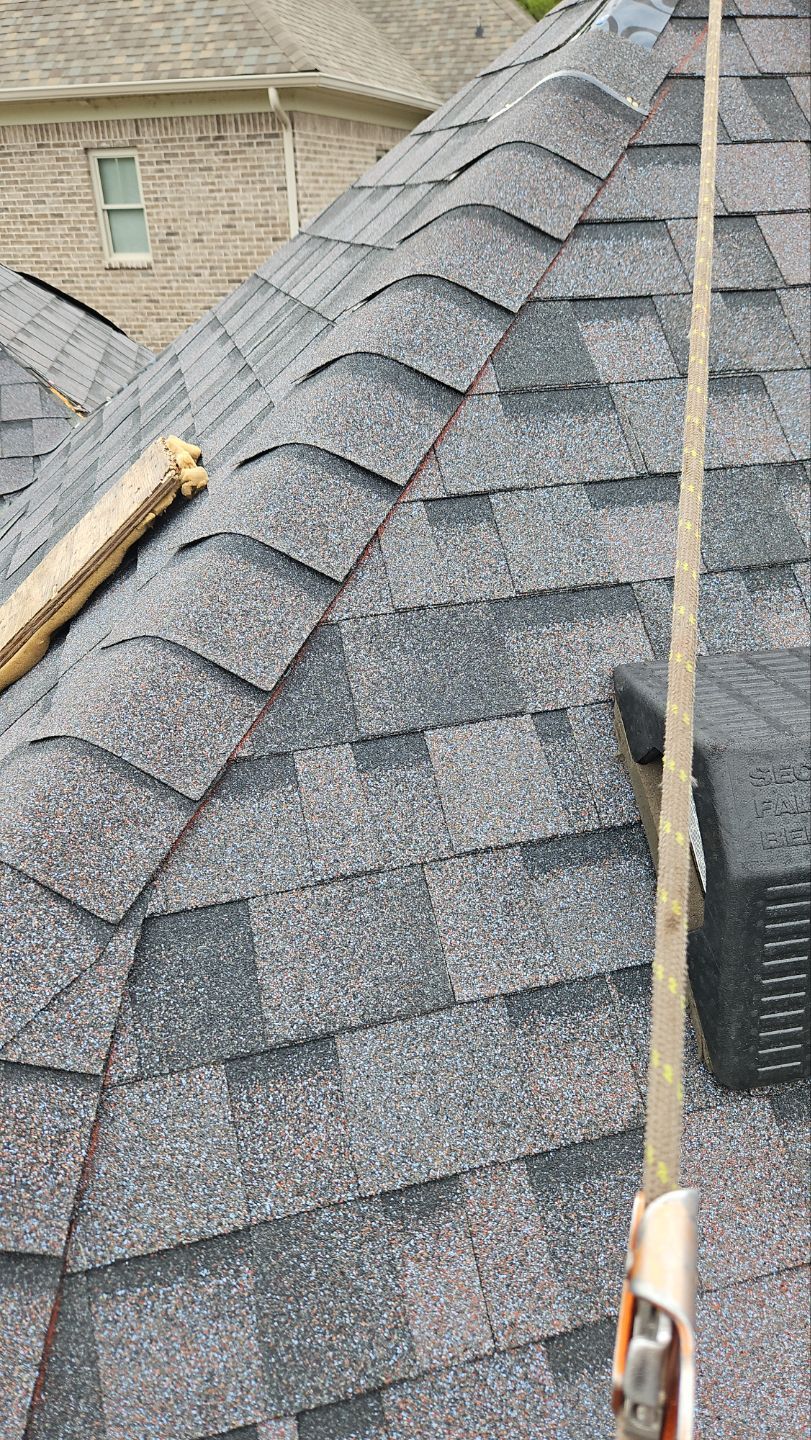 Residential Roofing Installation using Owens Corning Duration Midnight Plum by Indigo State Roofing