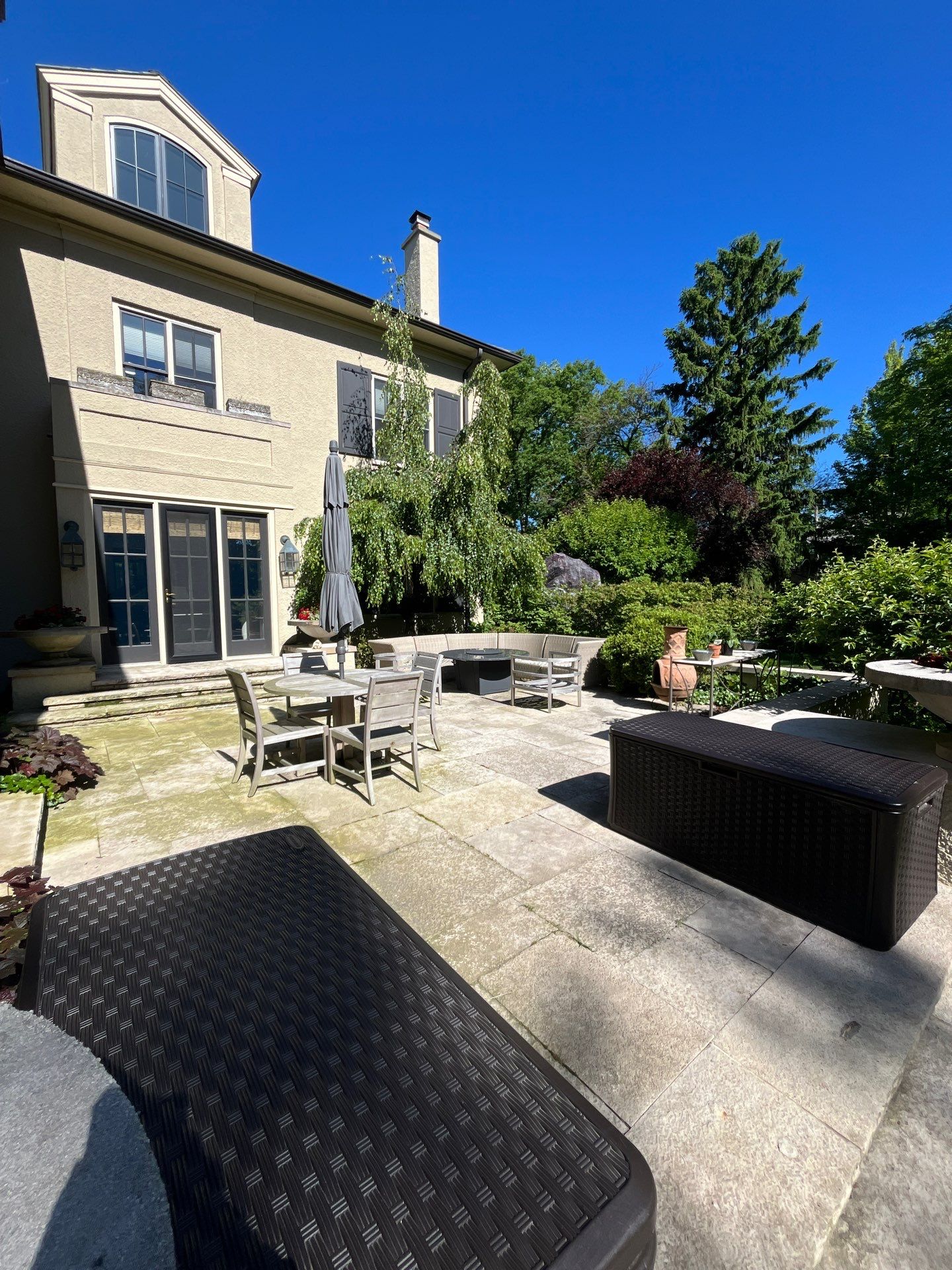 Natural Stone Surface Pressure Washing by Northern Power Washing LLC.