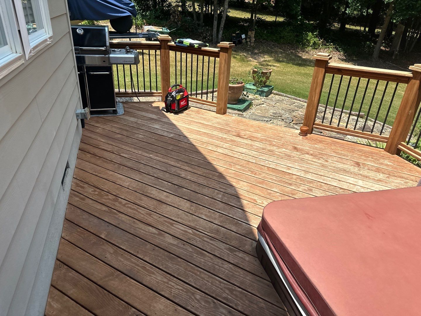 Weathered Deck using Wood Sealant by DuraSeal