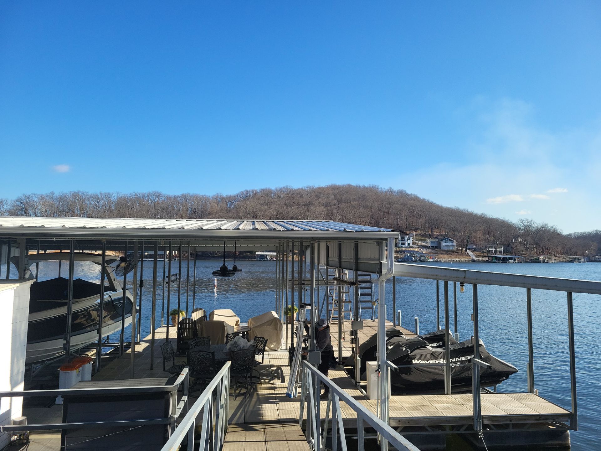 Gutter Installation - 5" Seemless Aluminum Gutters - Color White  by Titan Commercial & Residential Roofing 