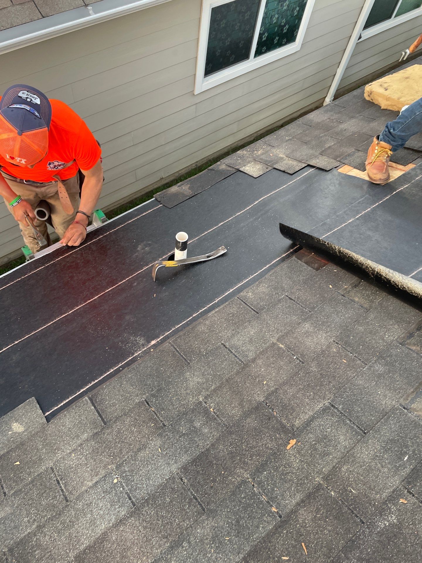 Hail Damage using Owen's Corning Duration (Lifetime) Shingles by Roof Repair Company