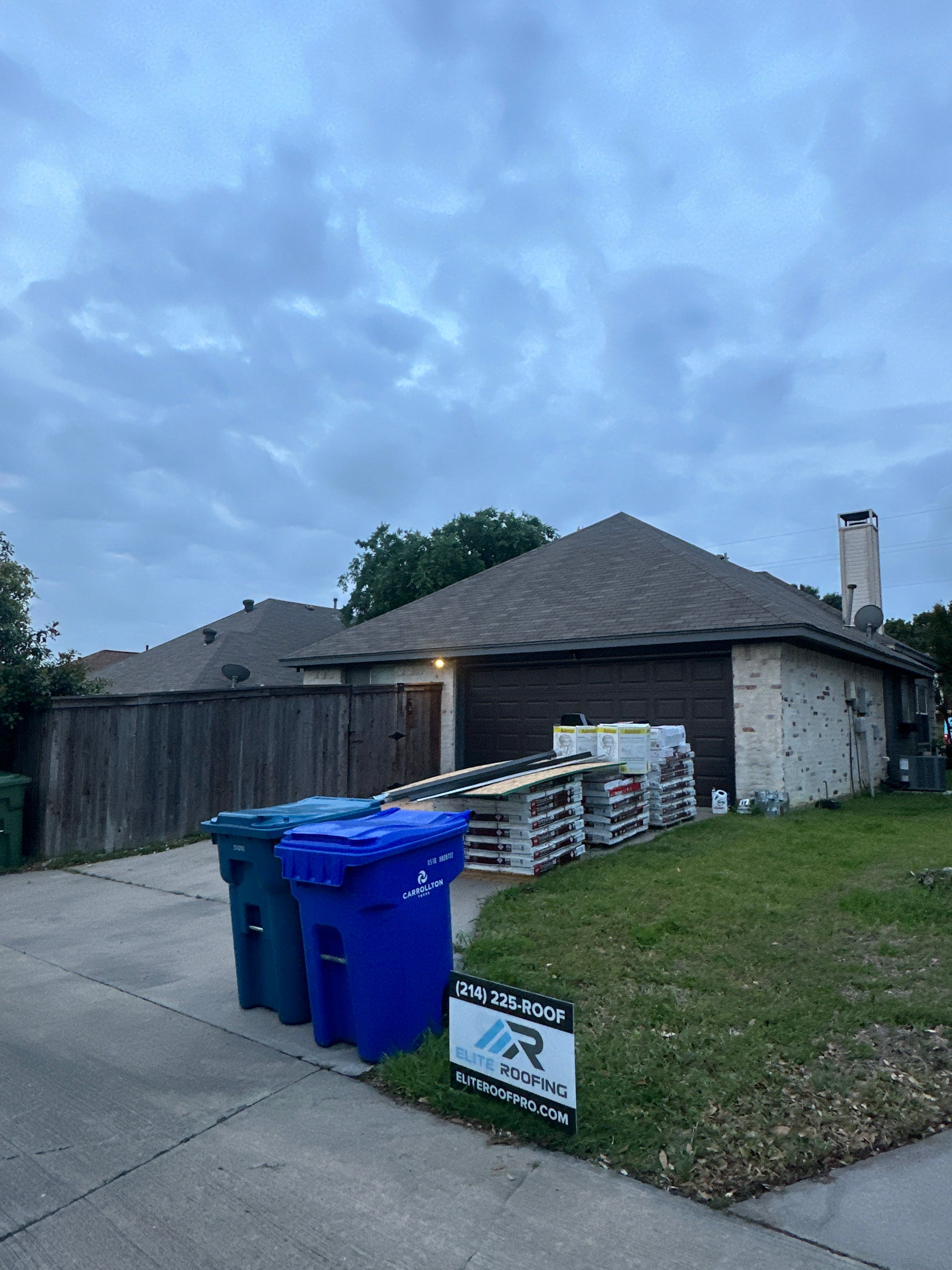Residential Roof Replacement using GAF NATURAL SHADOW - CHARCOAL by Elite Roofing LLC